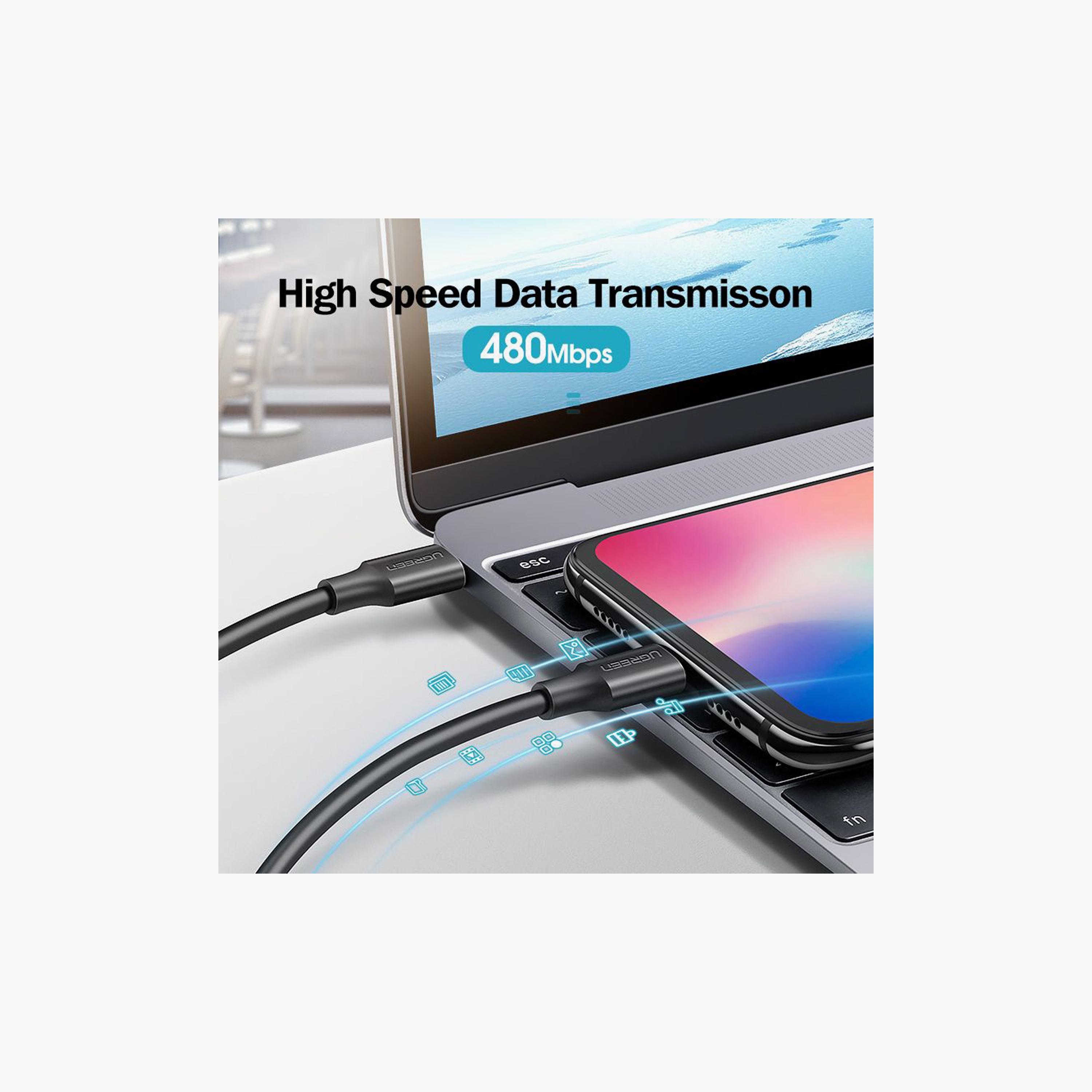UGREEN USB-C 2.0 M/M Cable 2m - Black | 10306-electronics-portabledevices-image-4