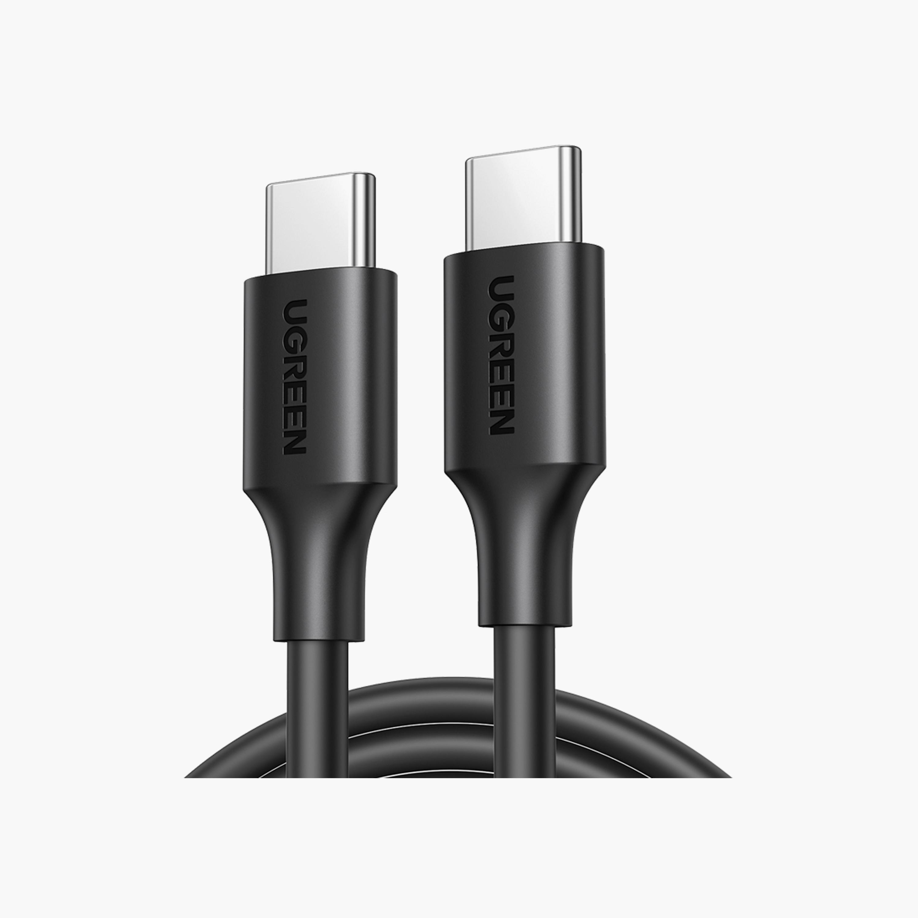UGREEN Charging and Sync Data Cable USB-C to USB-C 1m - Black | 50997-electronics-portabledevices-image-1