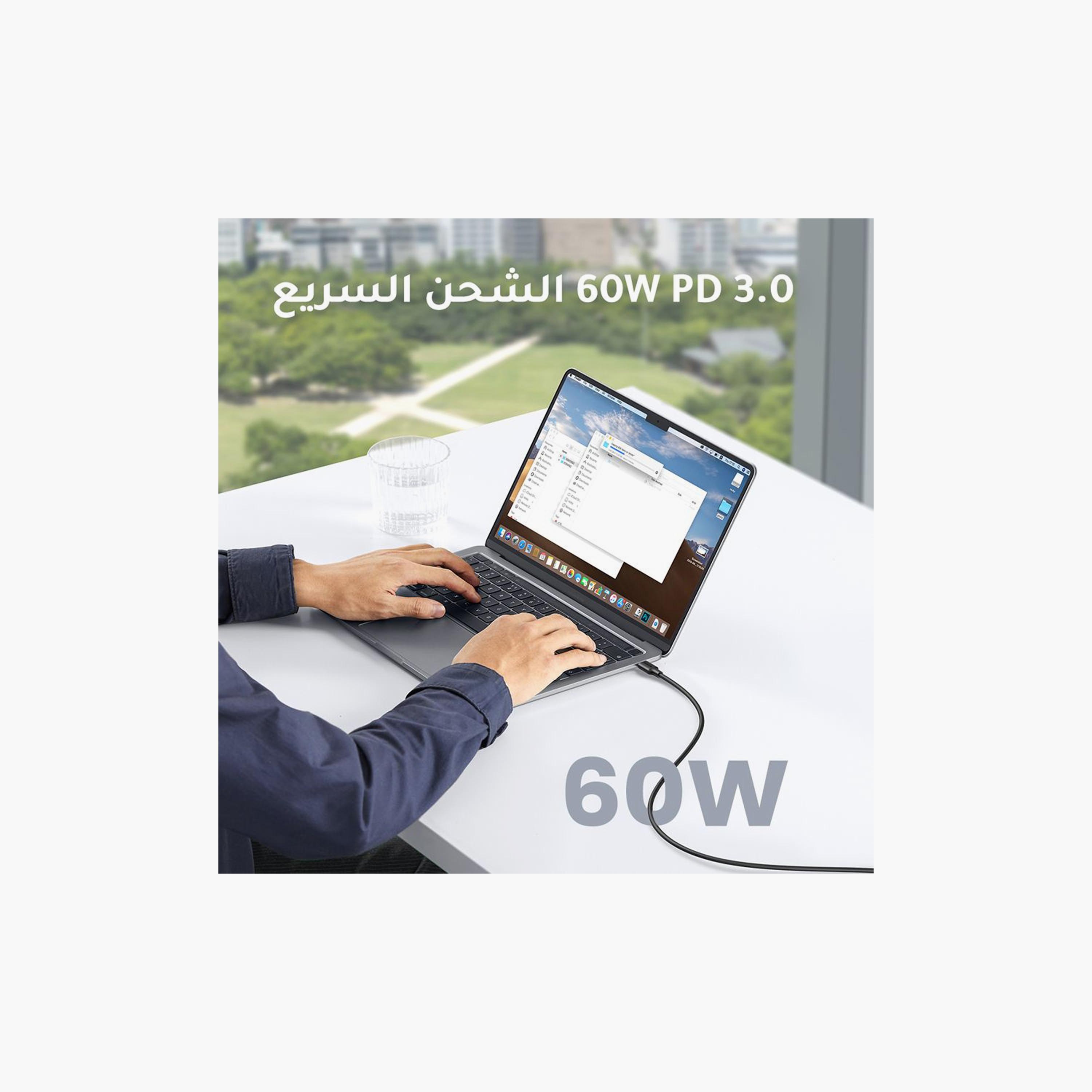 UGREEN Charging and Sync Data Cable USB-C to USB-C 1m - Black | 50997-electronics-portabledevices-image-5