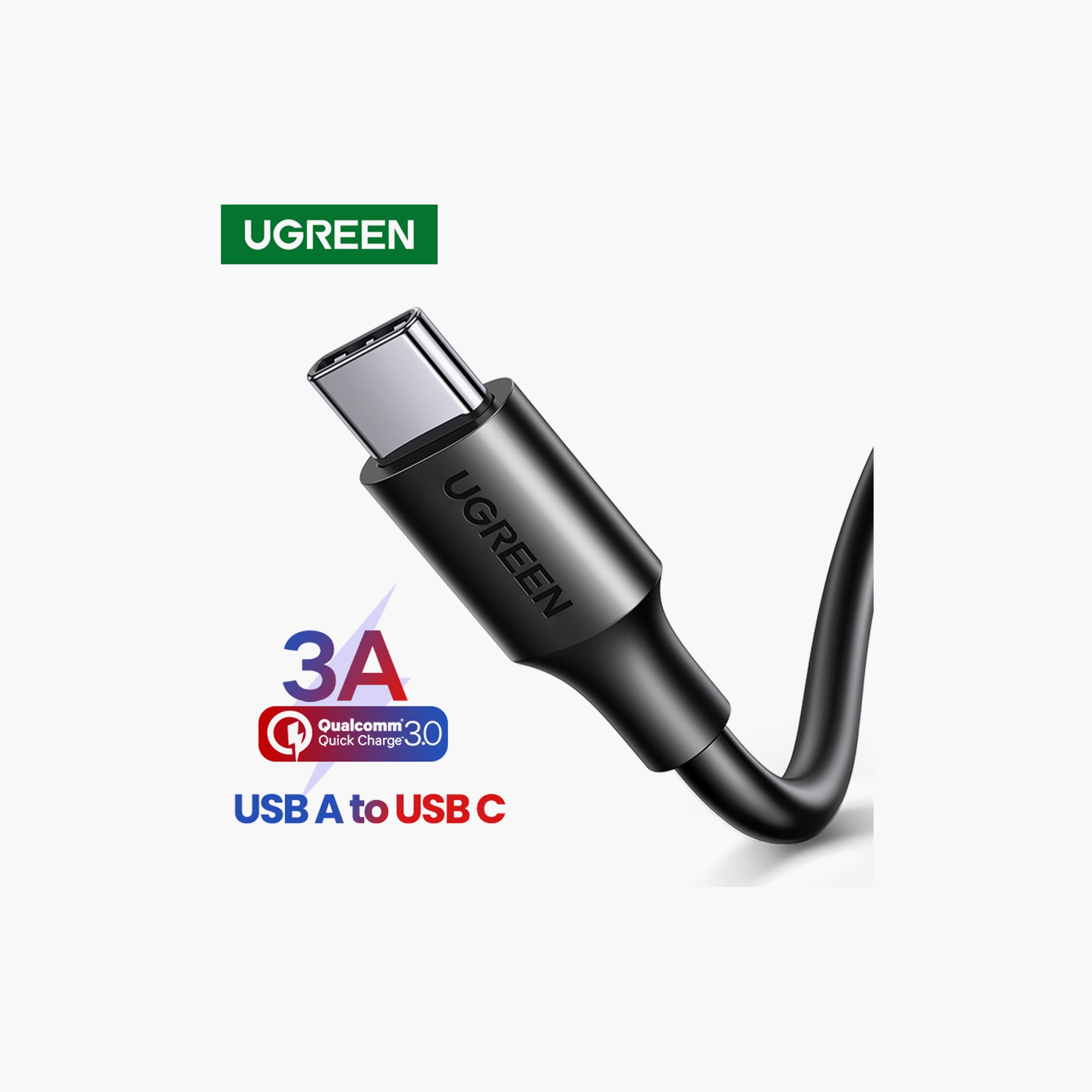 UGREEN Charging and Sync Data Cable USB to USB-C 1m - Black | 60116-electronics-portabledevices-image-4