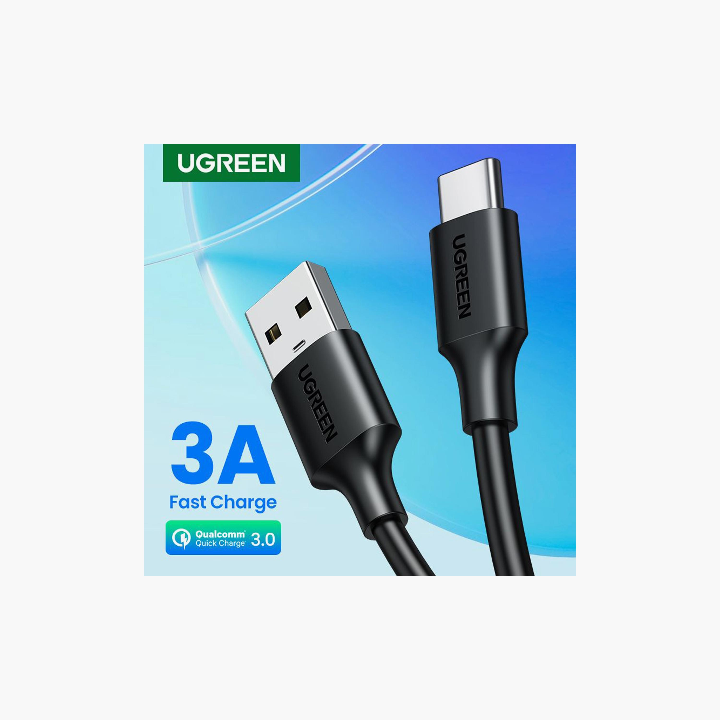 UGREEN Charging and Sync Data Cable USB to USB-C 2m - Black | 60118-electronics-portabledevices-image-5