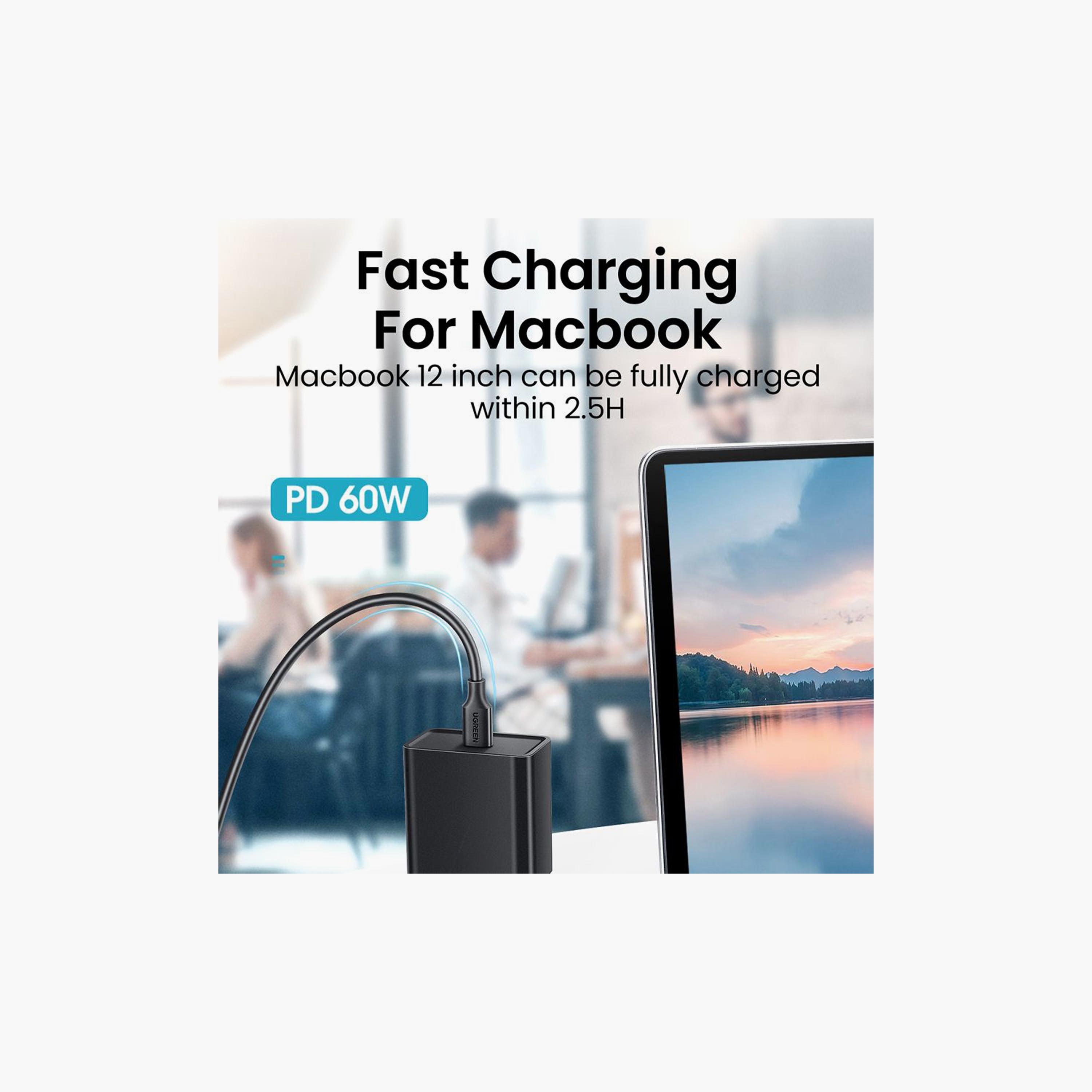 UGREEN USB-C to USB-C 2.0 3A Cable 3m - Black | 60788-electronics-portabledevices-image-4
