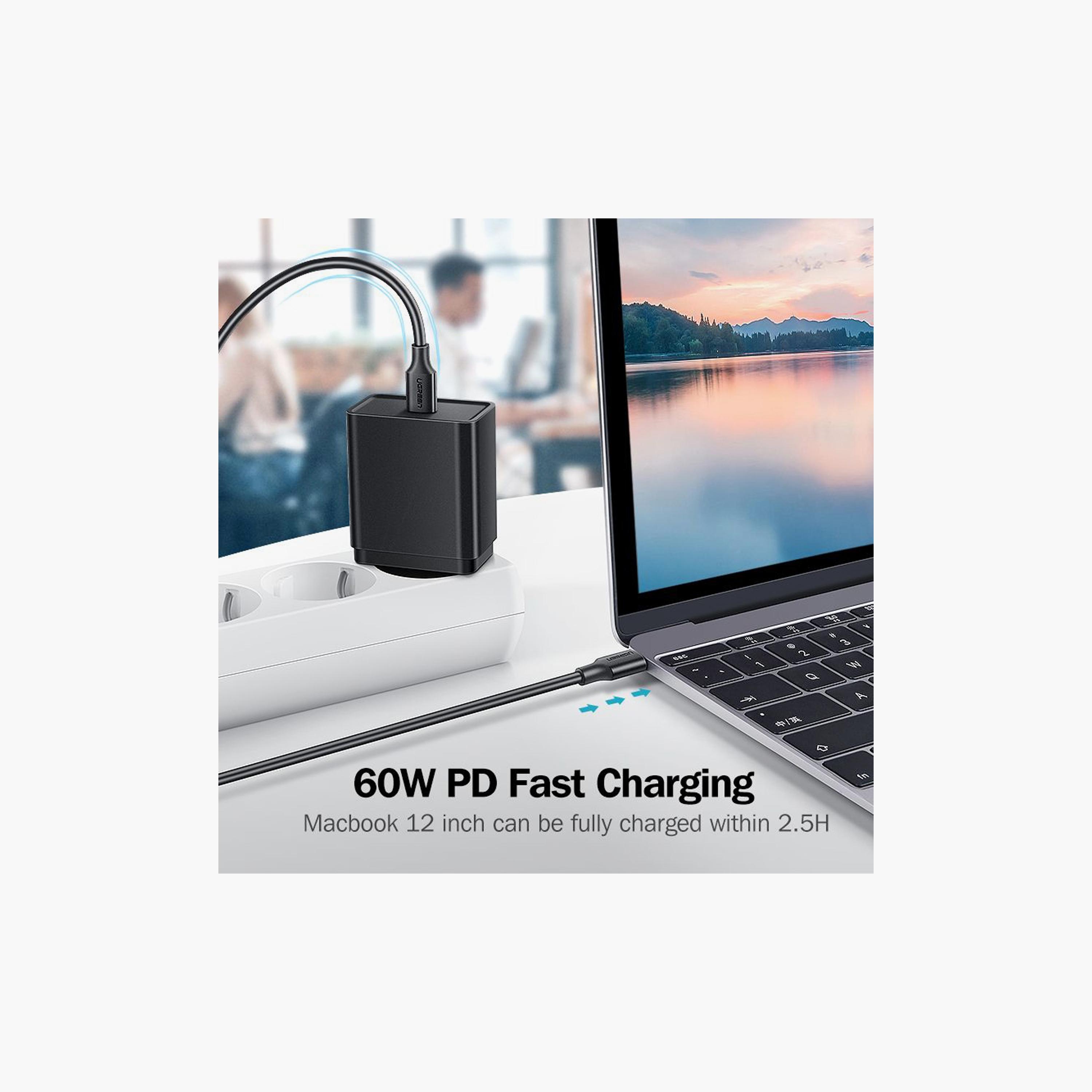 UGREEN USB-C to USB-C 2.0 3A Cable 3m - Black | 60788-electronics-portabledevices-image-5