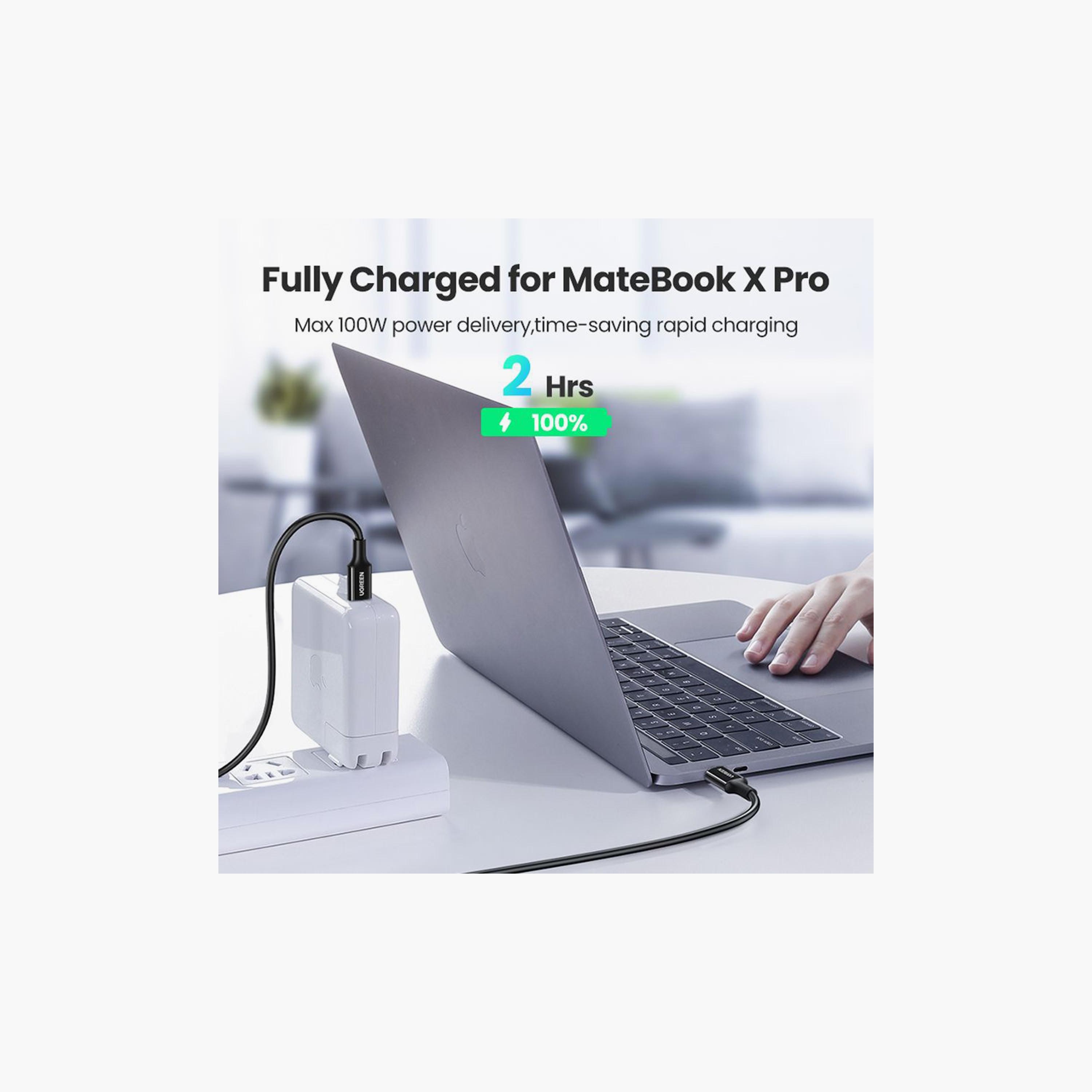 UGREEN USB-C 2.0 Charging Cable 100W 1m - Black | 80371-electronics-portabledevices-image-4