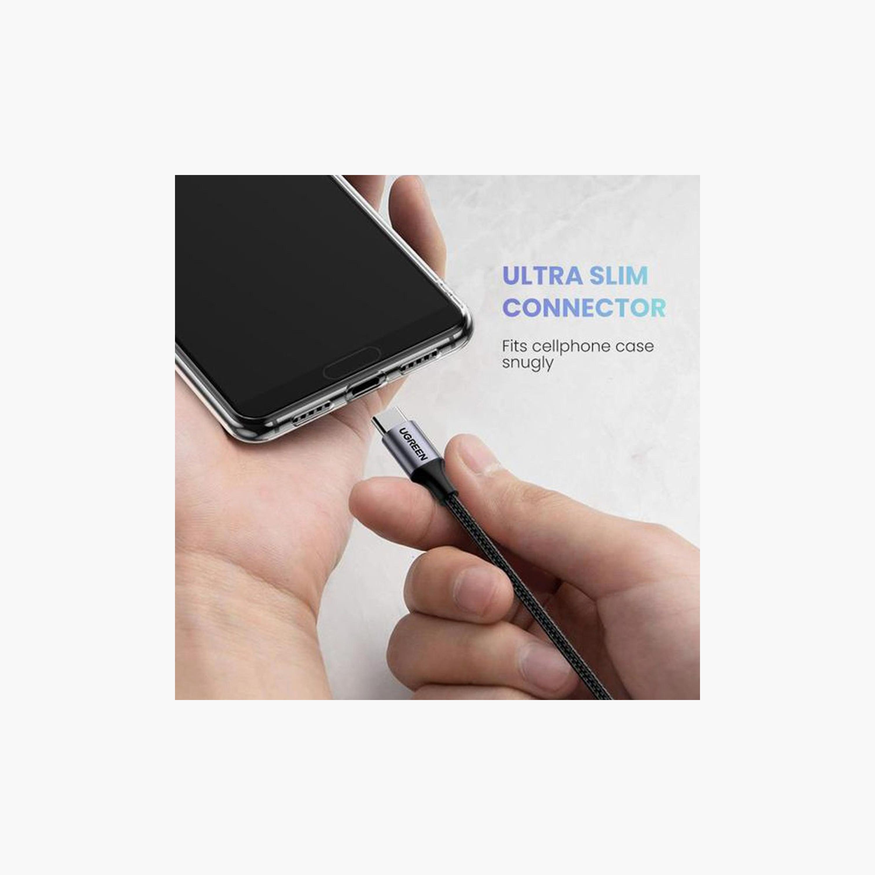 UGREEN Audio Cable USB-C To AUX 3.5mm Aluminum Shell 1m - Grey | 30633-electronics-portabledevices-image-4