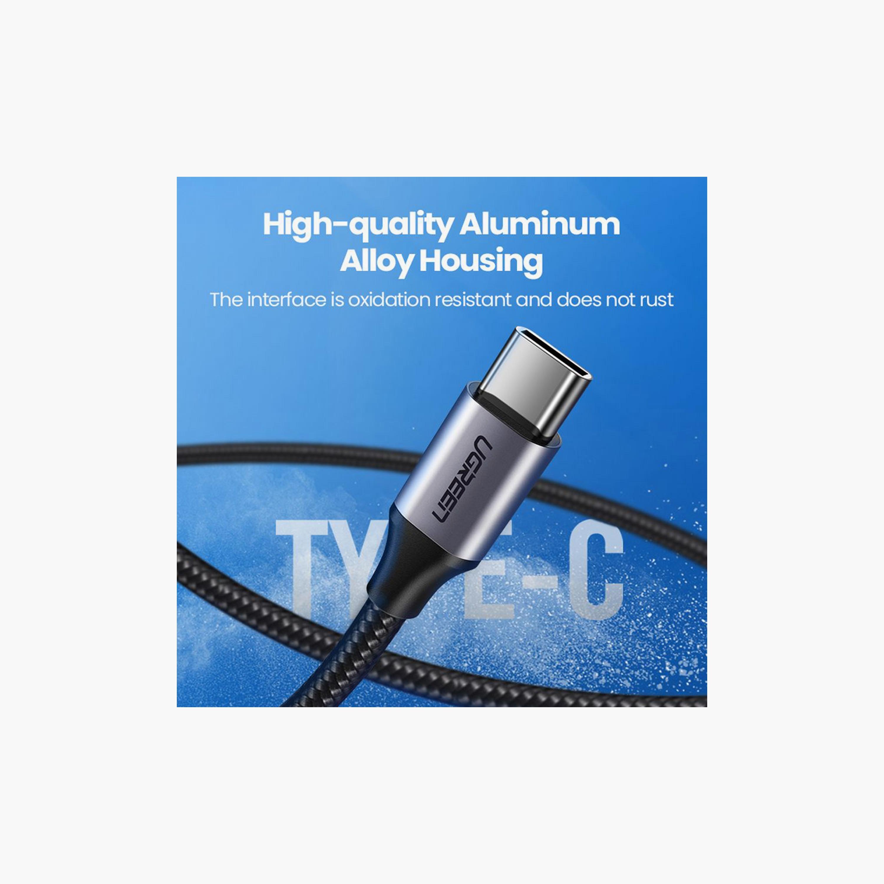 UGREEN USB-C Male to USB 2.0 Male Cable Aluminum Braid 3m - Space Grey | 60408-electronics-portabledevices-image-3