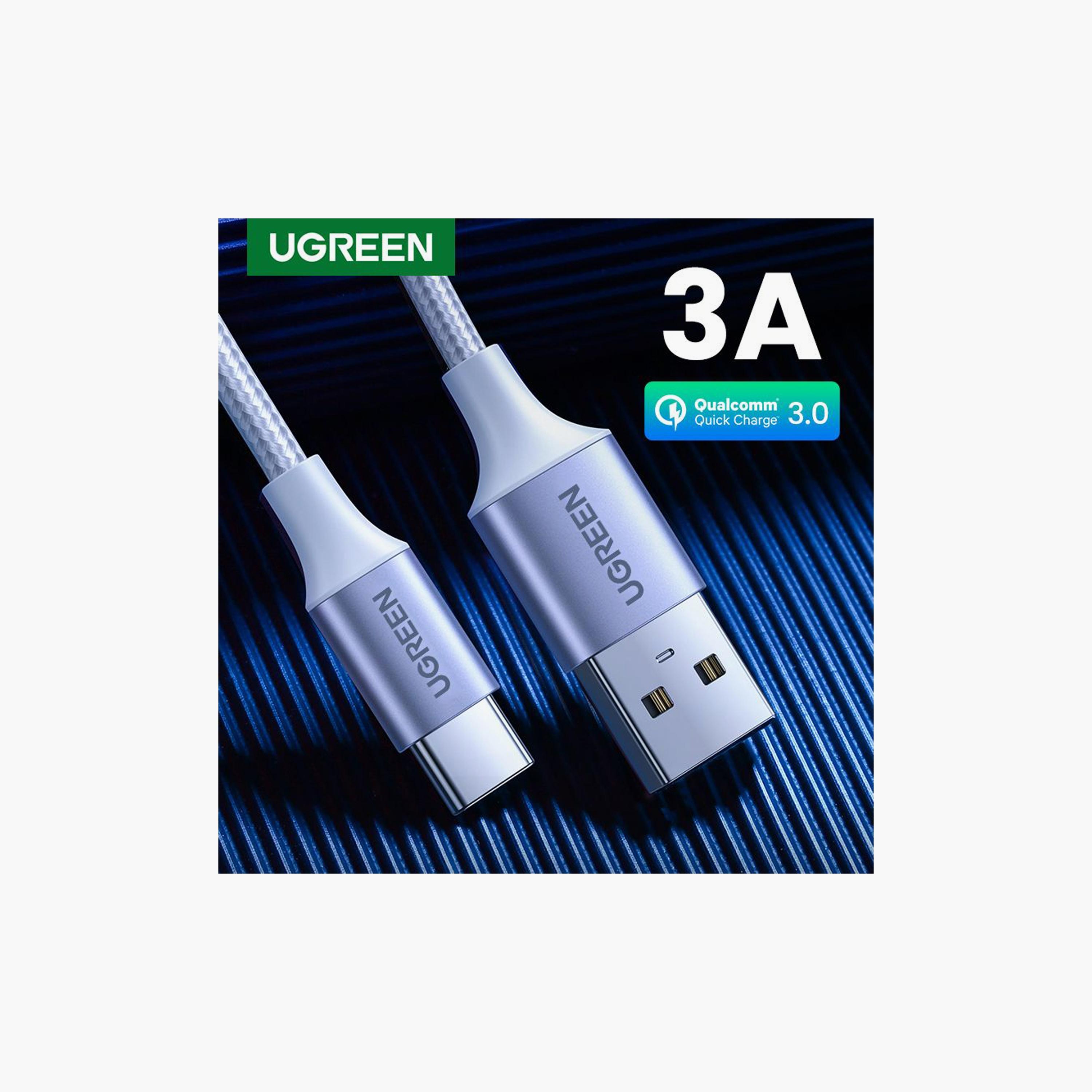 UGREEN USB-C Male to USB 2.0 Male Cable Aluminum Braid 3m - Silver | 60409-electronics-portabledevices-image-3