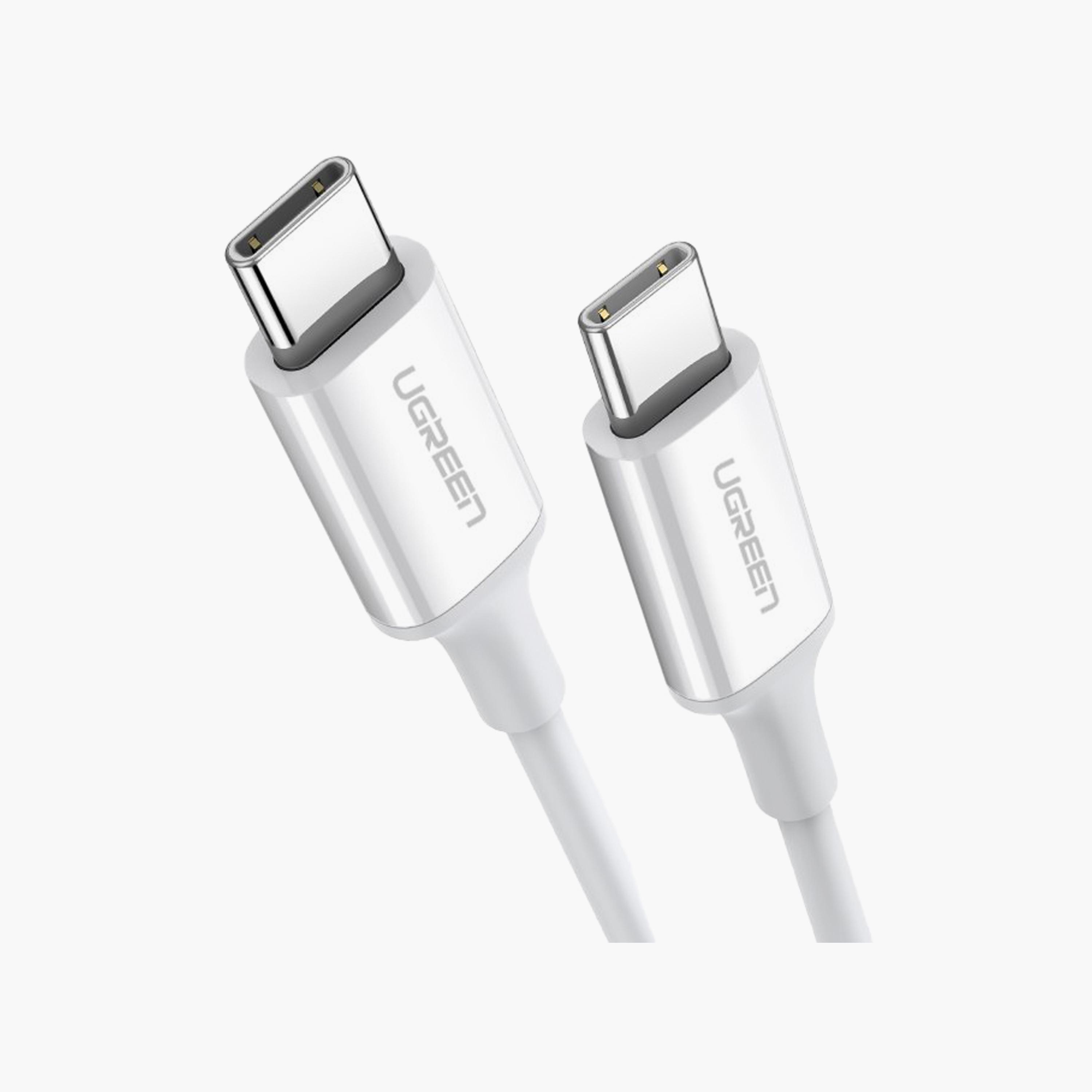 UGREEN USB 2.0 C M/M ABS Cover 1m - White | 60518-electronics-portabledevices-image-1