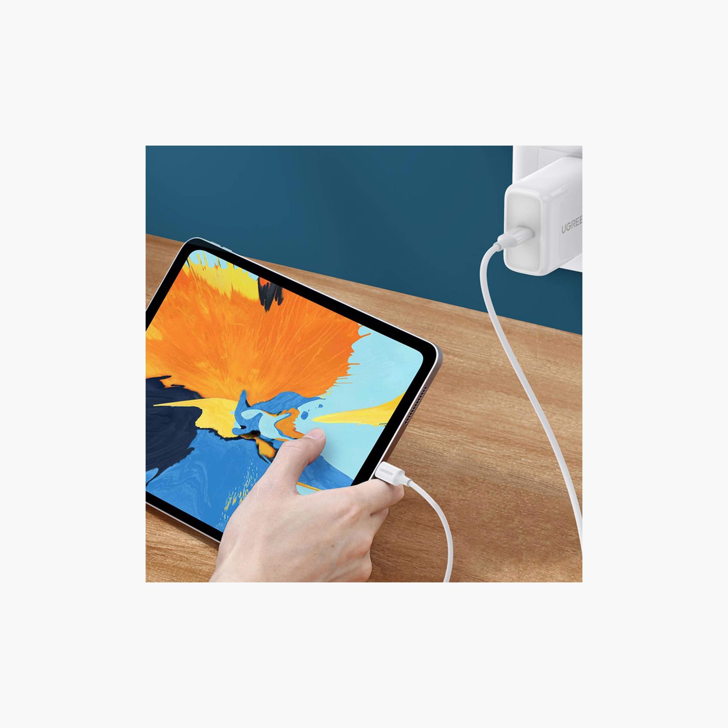 UGREEN USB 2.0 C M/M ABS Cover 1m - White | 60518-electronics-portabledevices-image-2