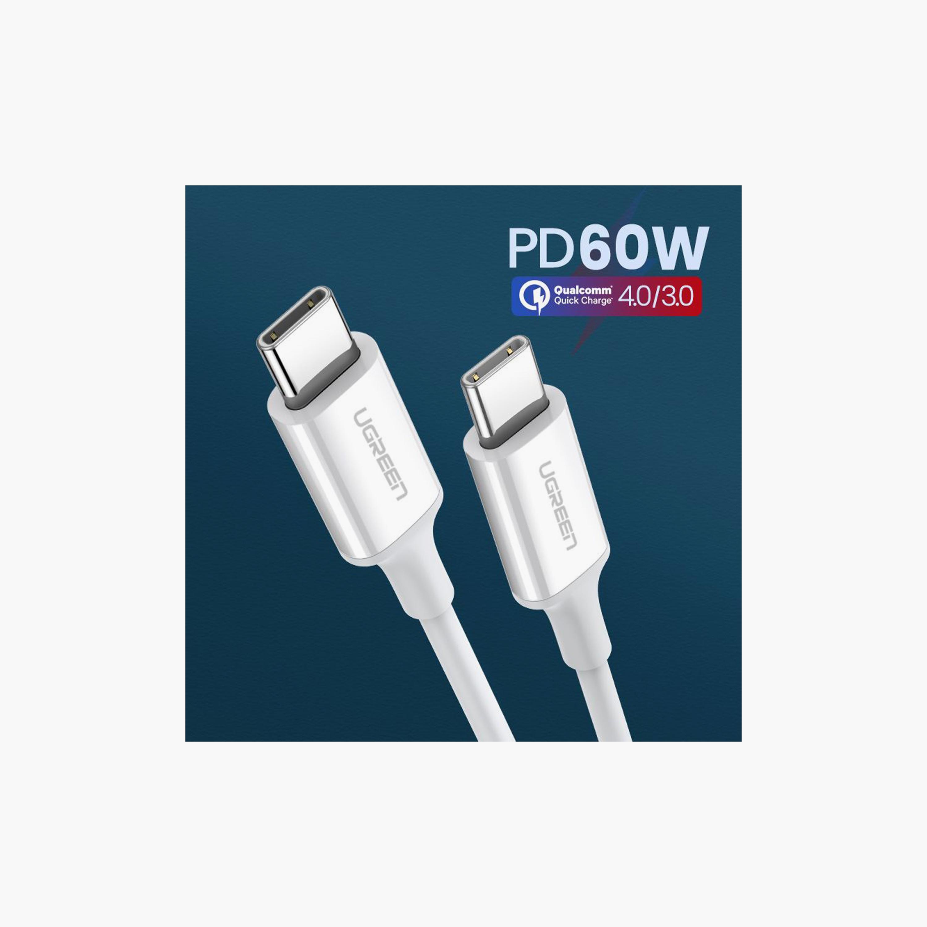 UGREEN USB 2.0 C M/M ABS Cover 1m - White | 60518-electronics-portabledevices-image-4