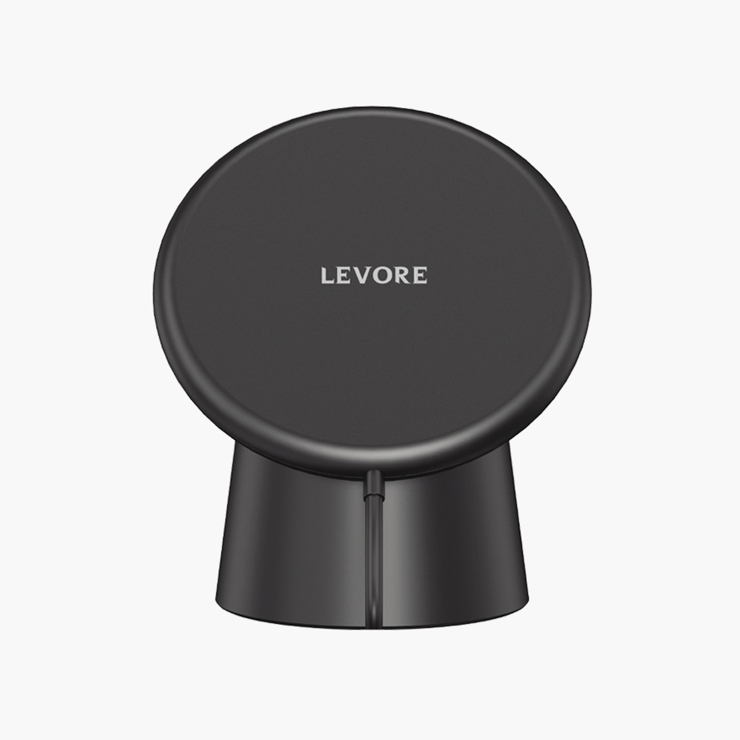 Levore Magnetic Wireless Charging Desk Stand 15W - Black | LGW412-BK-electronics-accessories-mobileaccesories-image-1