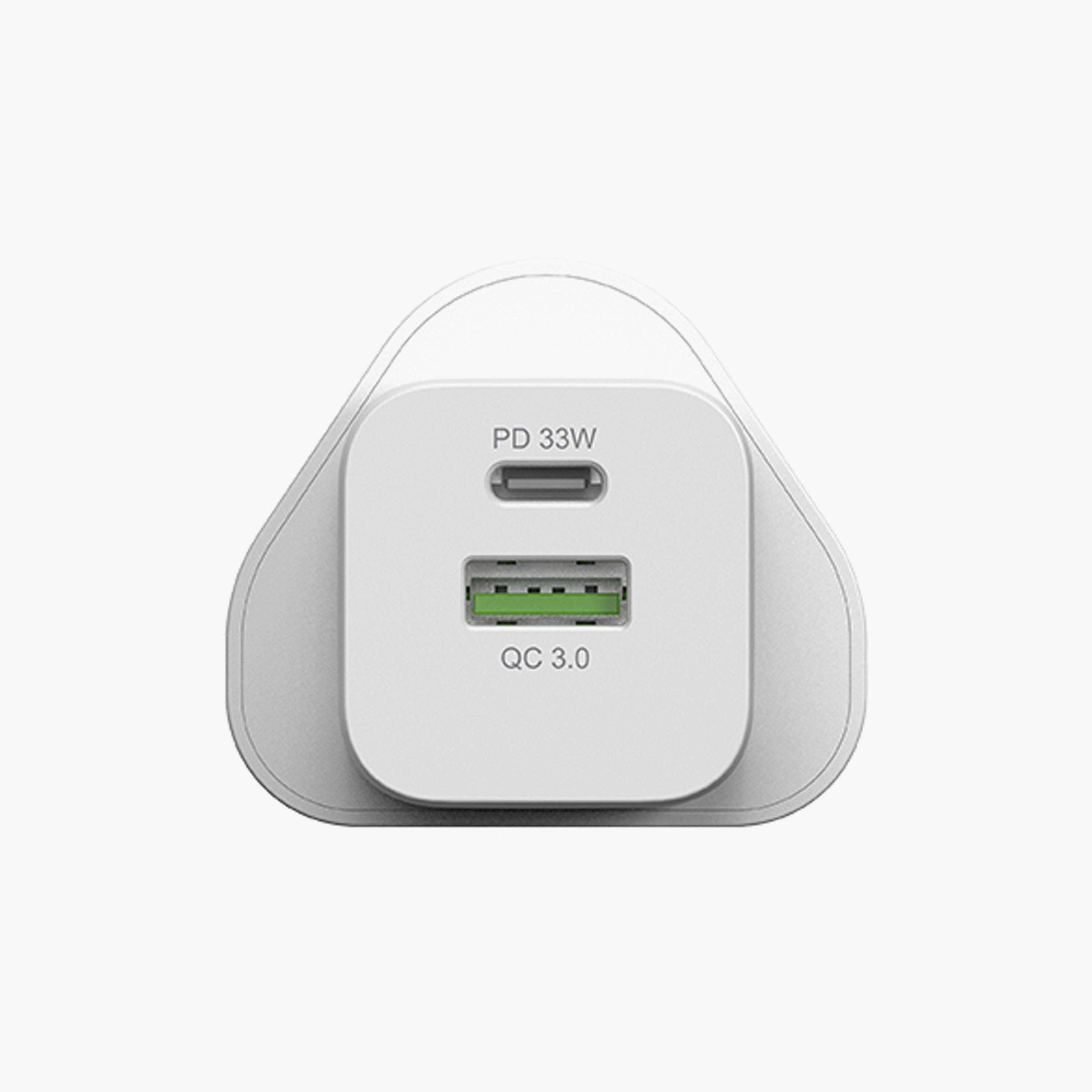 Levore Wall Charger 33W USB-C PD and USB-A Port - White | LGW121-WH-electronics-accessories-mobileaccesories-image-4
