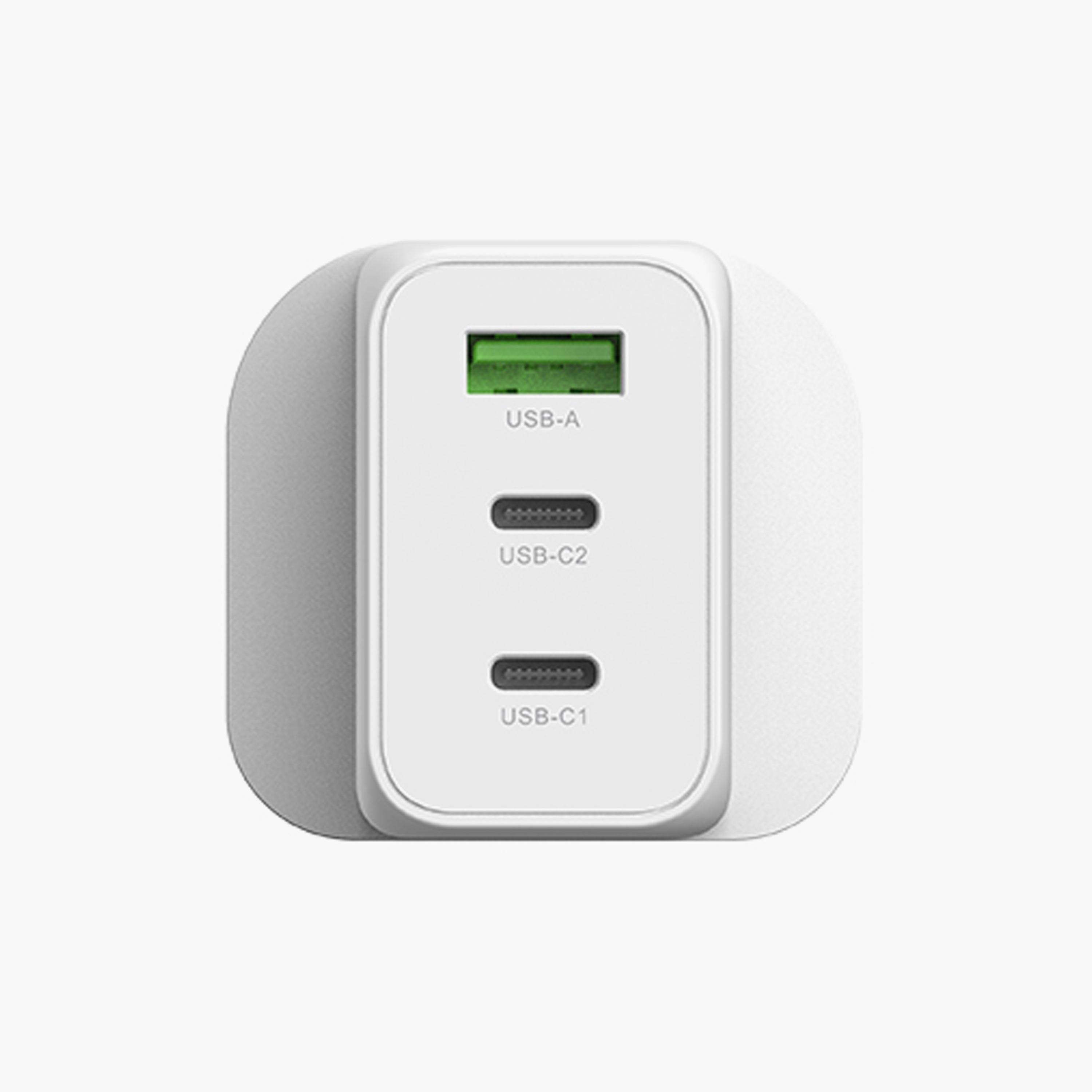 Levore Wall charger with Dual 65W 2 USB-C Ports and 30W USB-A Port - White | LGW131-WH-electronics-accessories-mobileaccesories-image-4