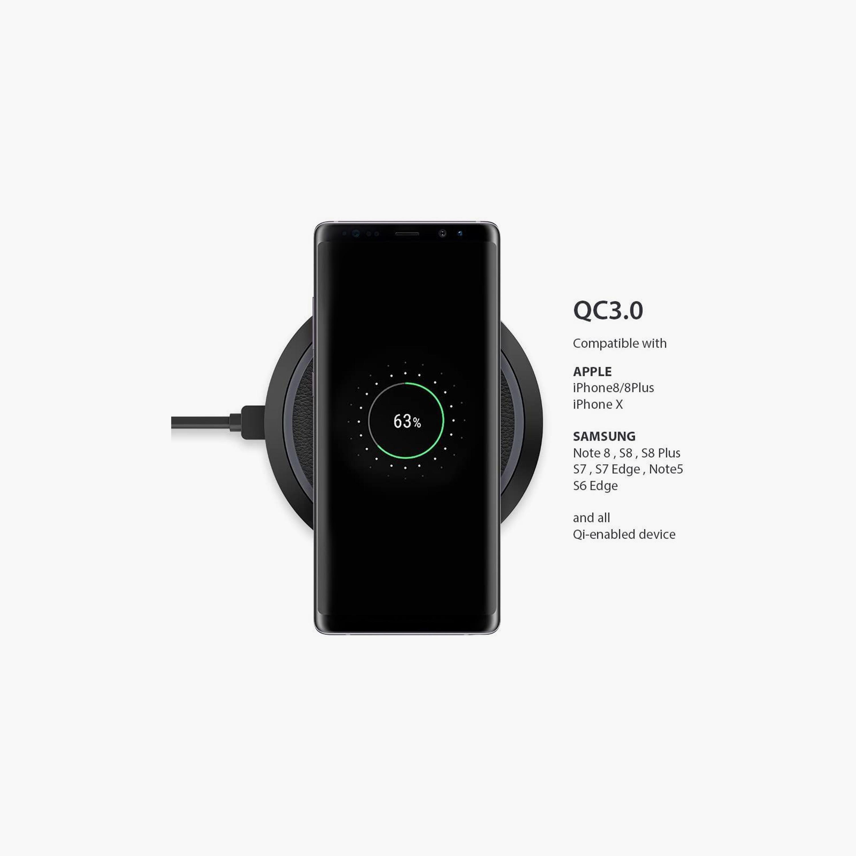 Momax Q.Pad Wireless Charger 10W - Black | UD3D-electronics-accessories-mobileaccesories-image-2