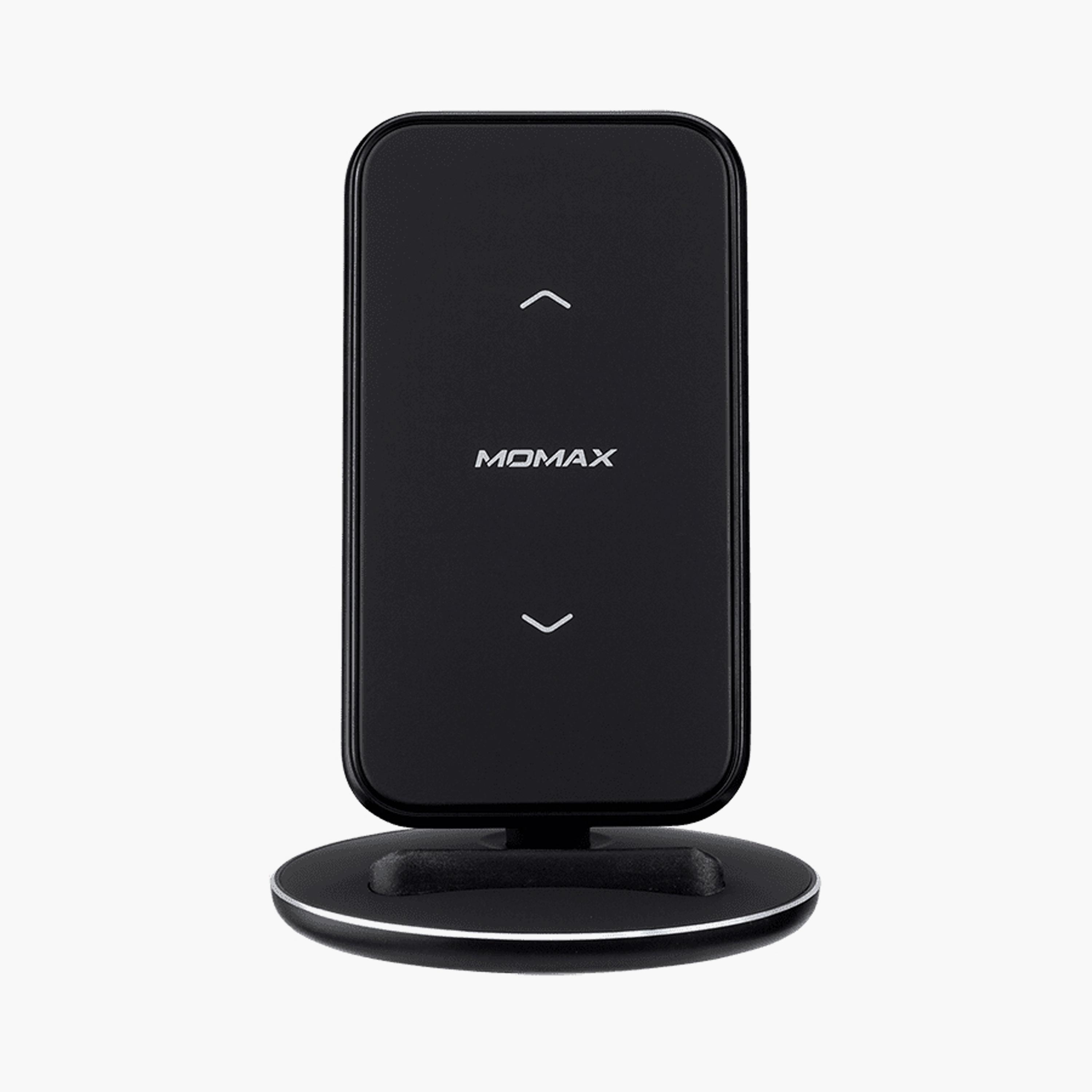 Momax Q.Dock 5 Fast Wireless Charger 15W - Black | UD9D-electronics-accessories-mobileaccesories-image-1