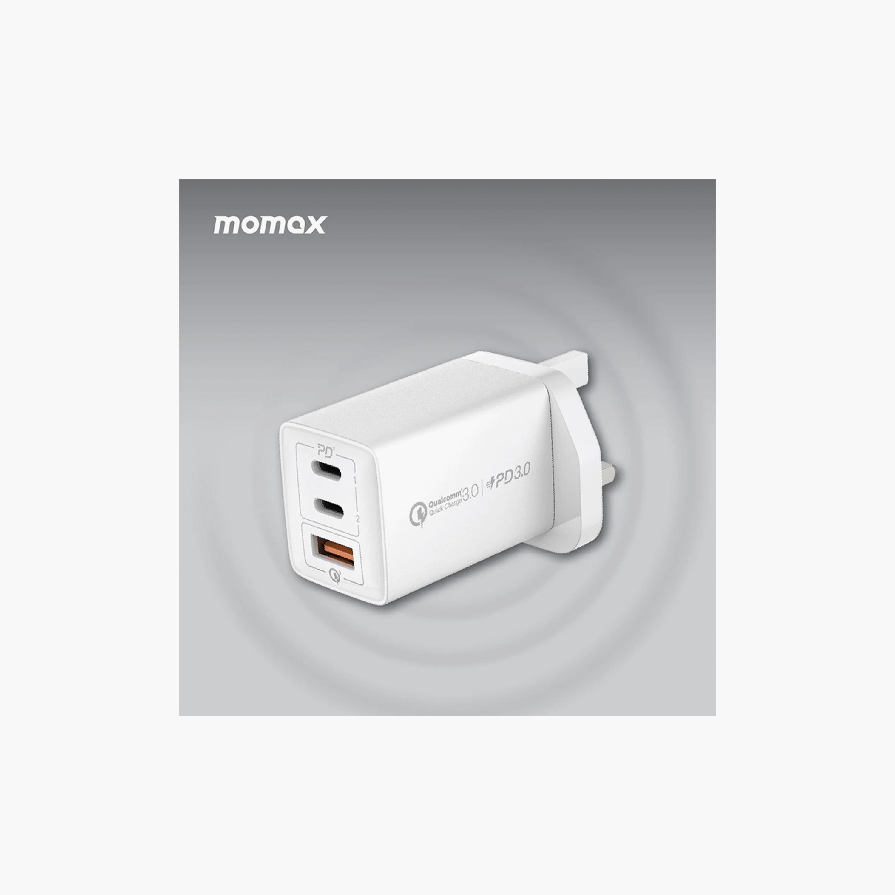 Momax One Plug 67W 3-Port Gan Charger - Black | UM30UKDHK1-electronics-accessories-mobileaccesories-image-5
