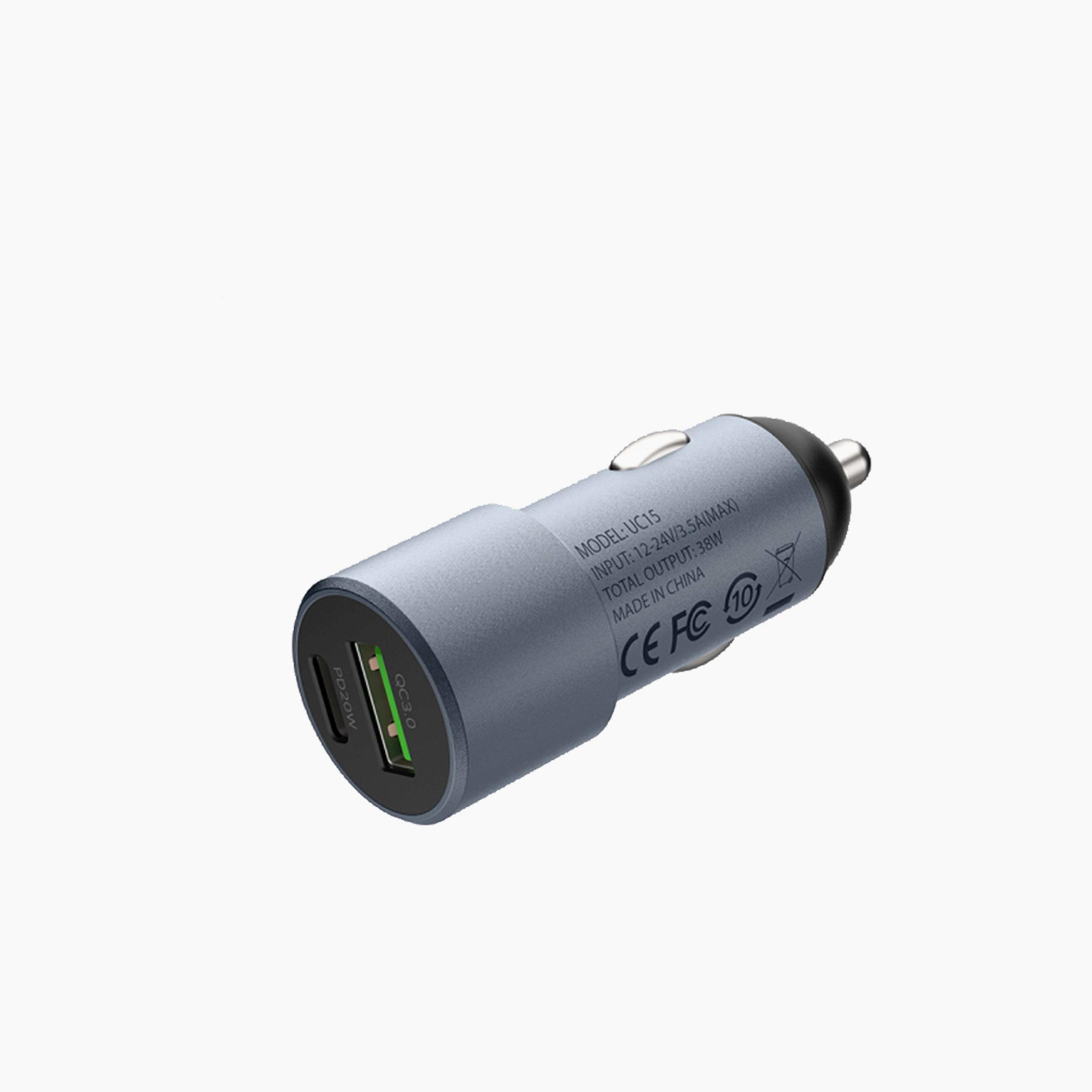 Momax UC15 Dual-Port Fast Charging with PD Port 38W - Grey | UC15E-electronics-accessories-mobileaccesories-image-2
