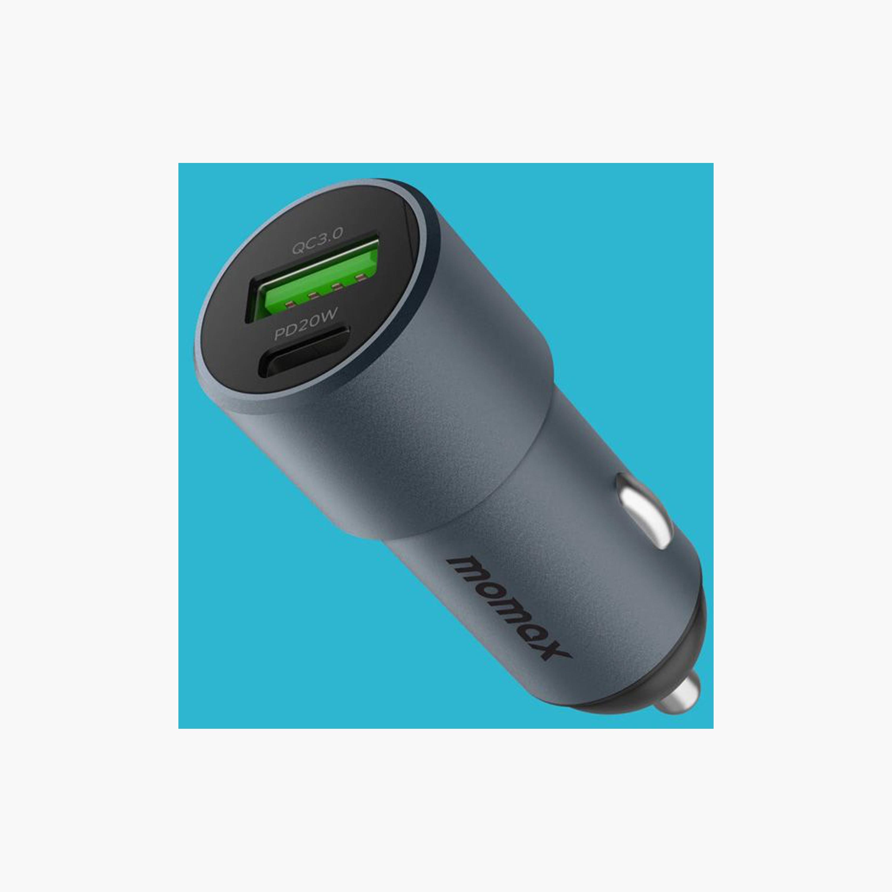 Momax UC15 Dual-Port Fast Charging with PD Port 38W - Grey | UC15E-electronics-accessories-mobileaccesories-image-3