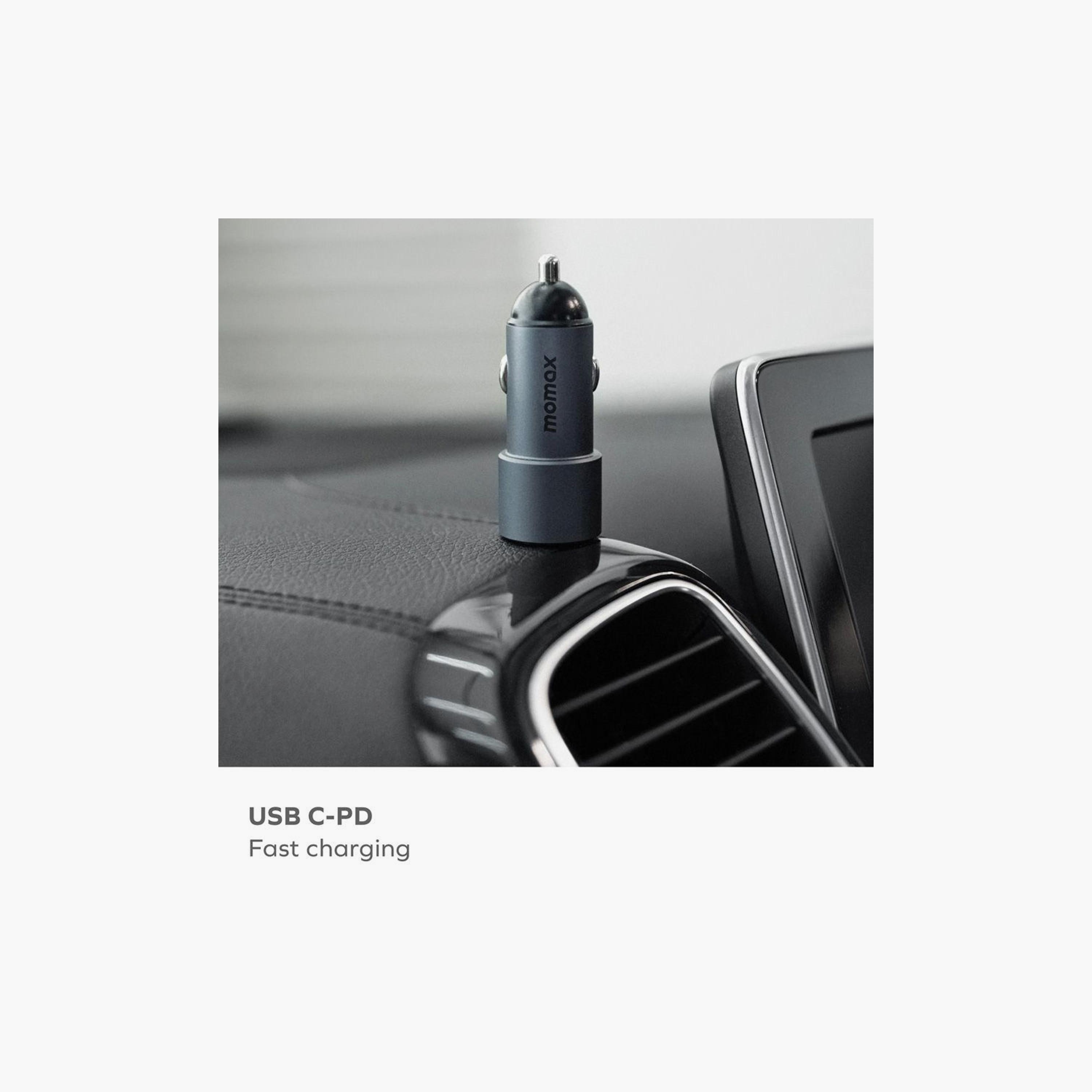 Momax UC15 Dual-Port Fast Charging with PD Port 38W - Grey | UC15E-electronics-accessories-mobileaccesories-image-5