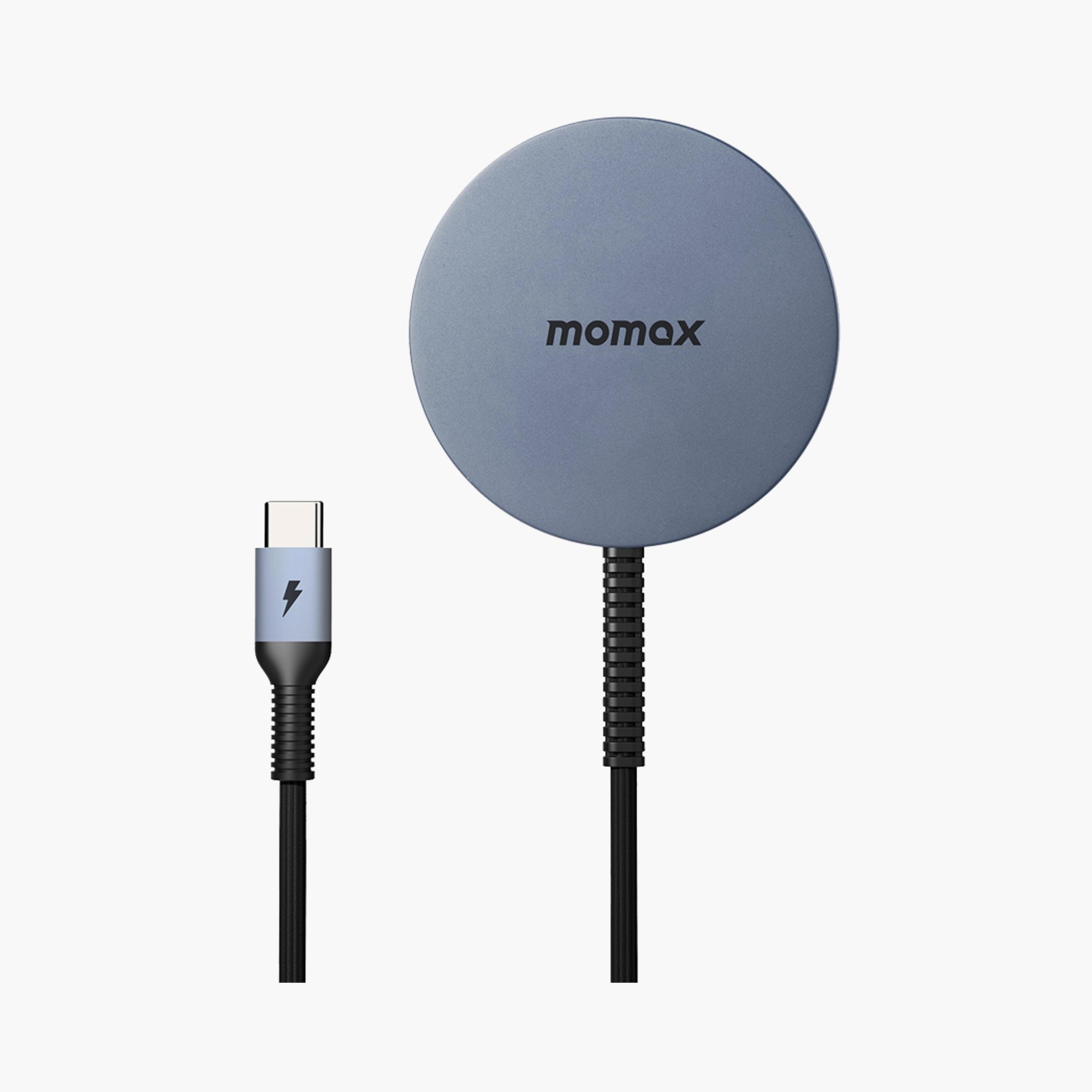 Momax Q.MAG 2 Transparent Magnetic Wireless Charger, 15W Max, 1.2M Cable - Grey | UD21E-electronics-accessories-mobileaccesories-image-2