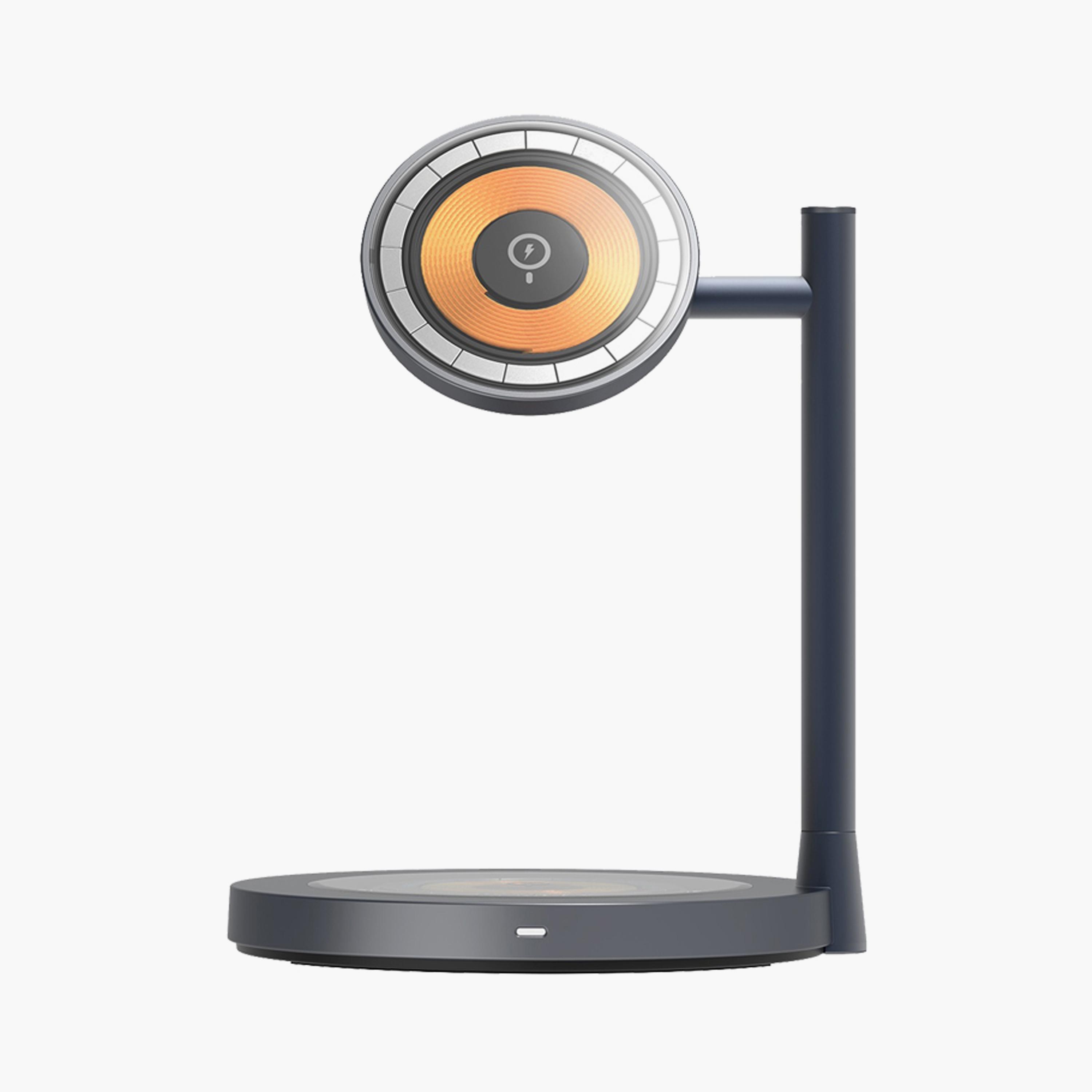Momax Dual Magnetic Wireless Charging Stand (15W Max) Aluminium Stand - Grey | UD23E-electronics-accessories-mobileaccesories-image-2