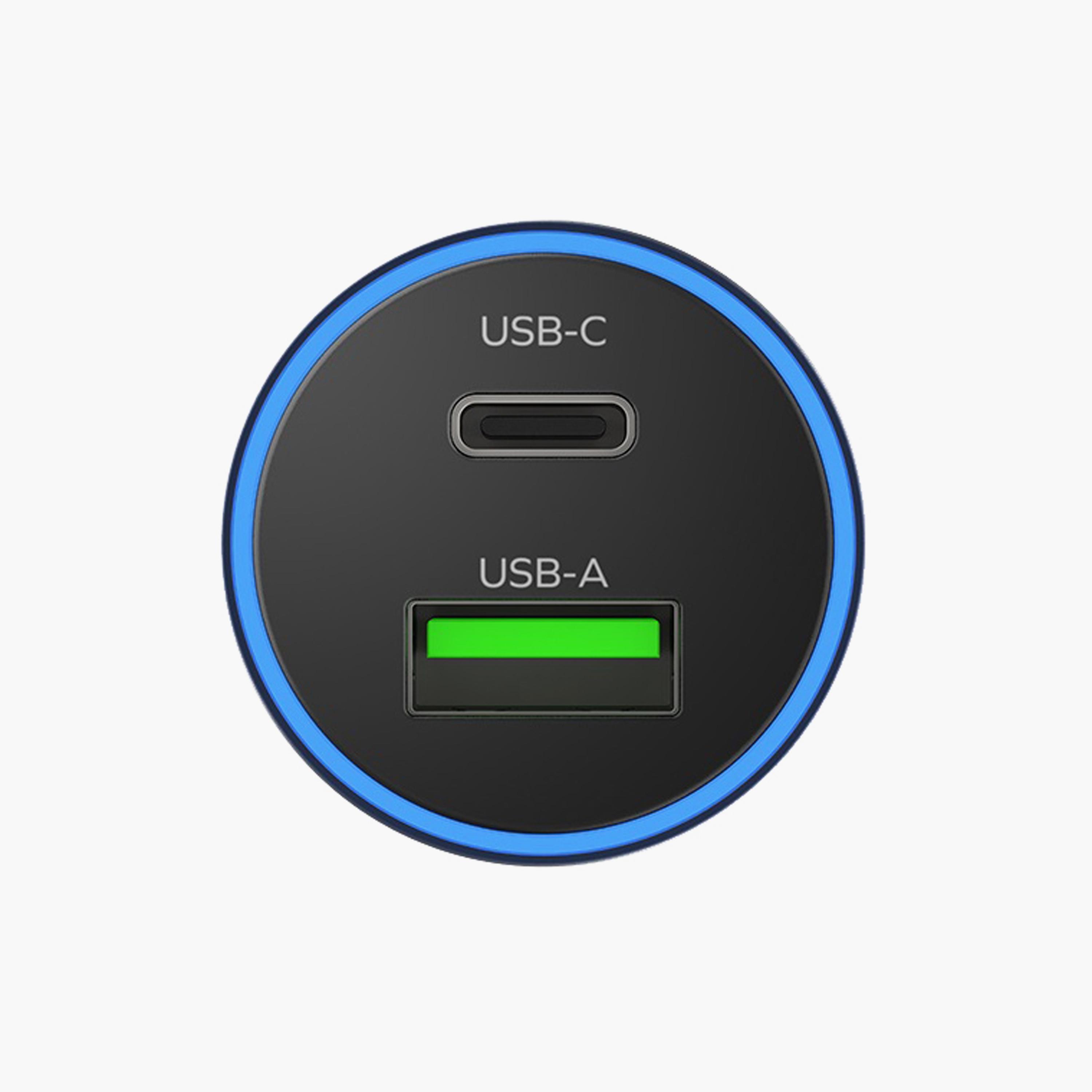 Momax Move Car Charger 67W Dual-Port USB-A and USB-C port supports QC3.0 and PD 65W - Grey | UC16E-electronics-accessories-mobileaccesories-image-4