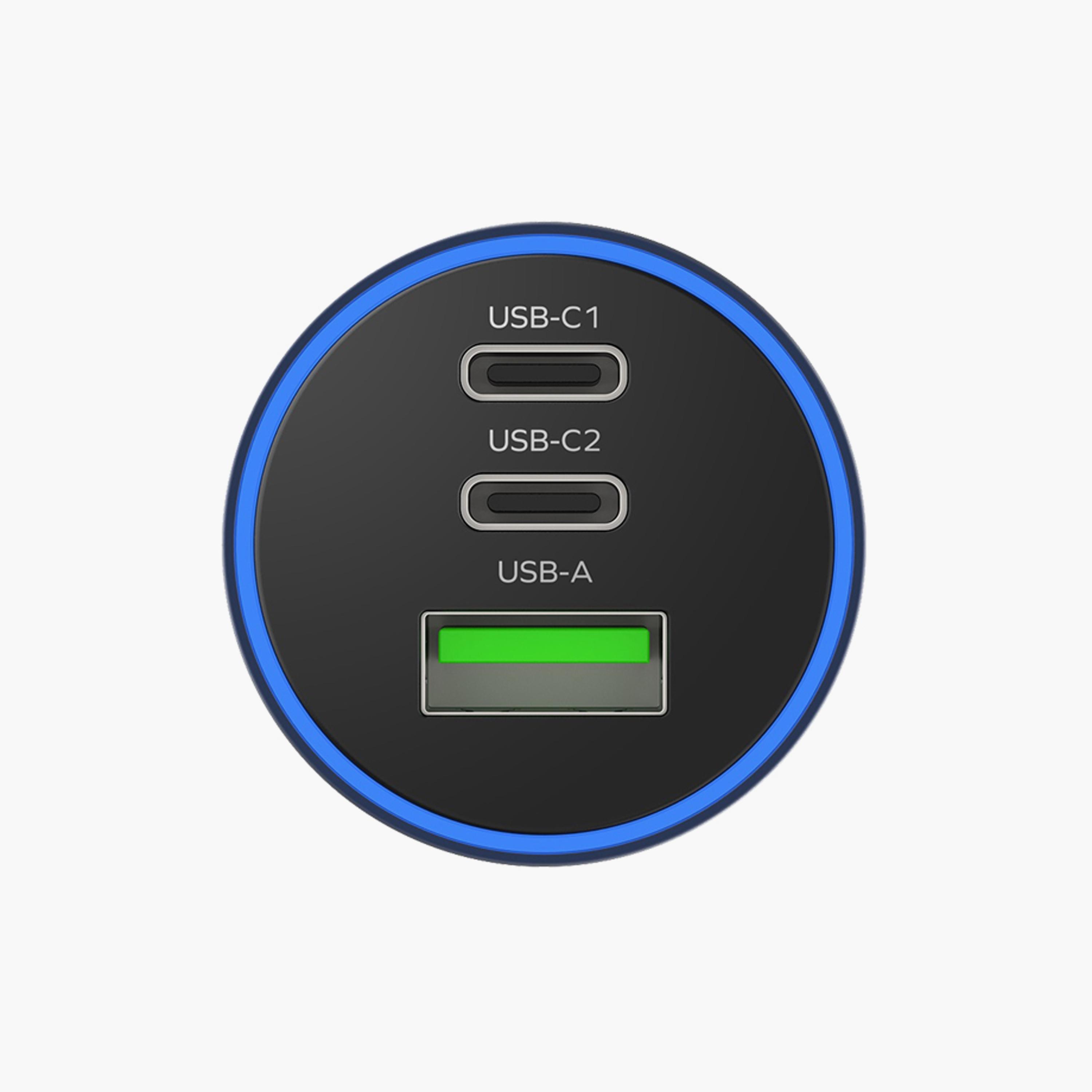 Momax Move Car Charger 100W, 2 USB-C & 1 USB-A, QC3.0 & PD Support - Grey | UC17E-electronics-accessories-mobileaccesories-image-5