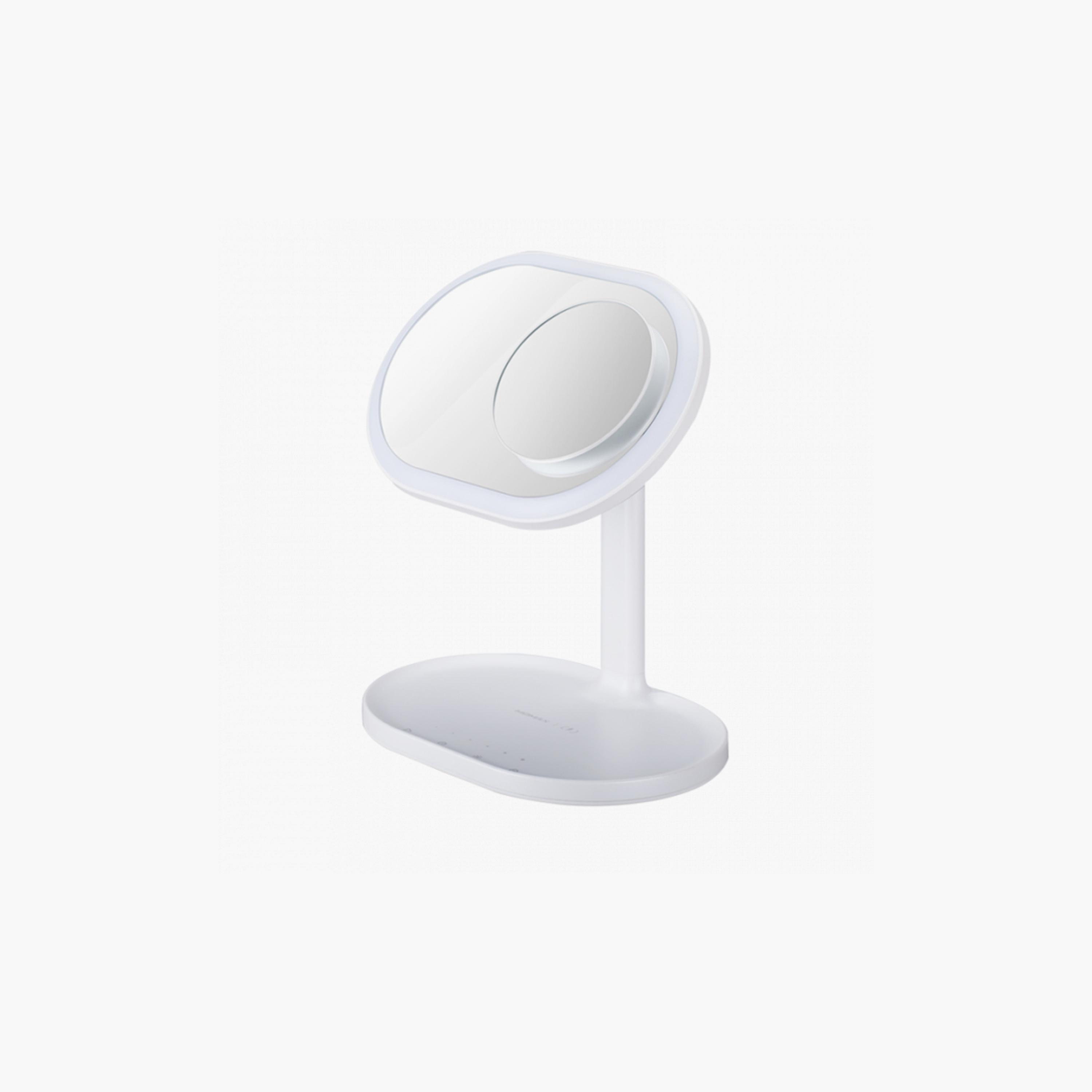 Momax Q-Led Mirror 4 in 1 (LED Light, Mirror, Speaker, Wireless Charger 10W) - White | QL3UKW-electronics-accessories-mobileaccesories-image-1