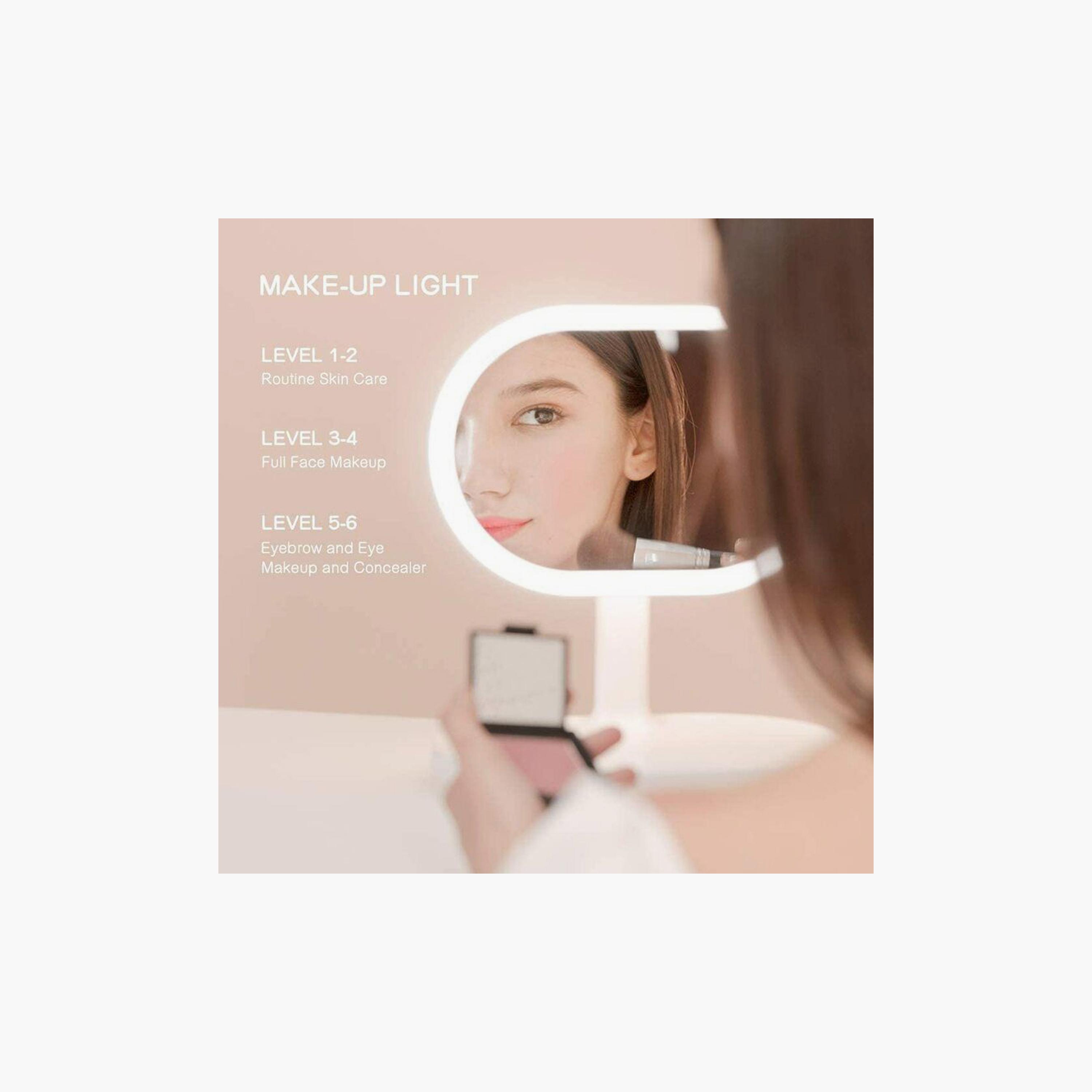 Momax Q-Led Mirror 4 in 1 (LED Light, Mirror, Speaker, Wireless Charger 10W) - White | QL3UKW-electronics-accessories-mobileaccesories-image-2