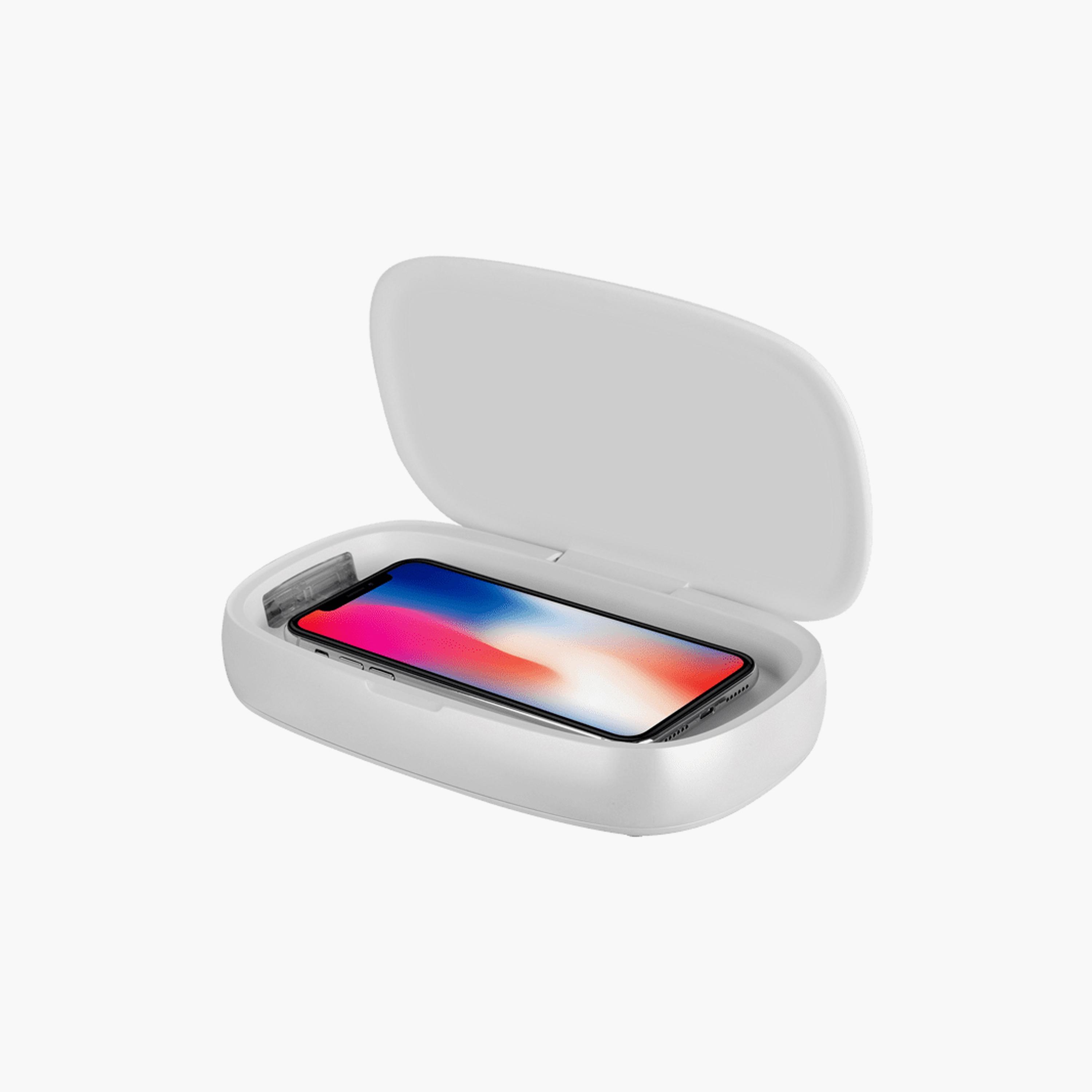Momax Q.UV Sanitizing Box with 10W wireless charging - white | QU1W-electronics-accessories-mobileaccesories-image-1