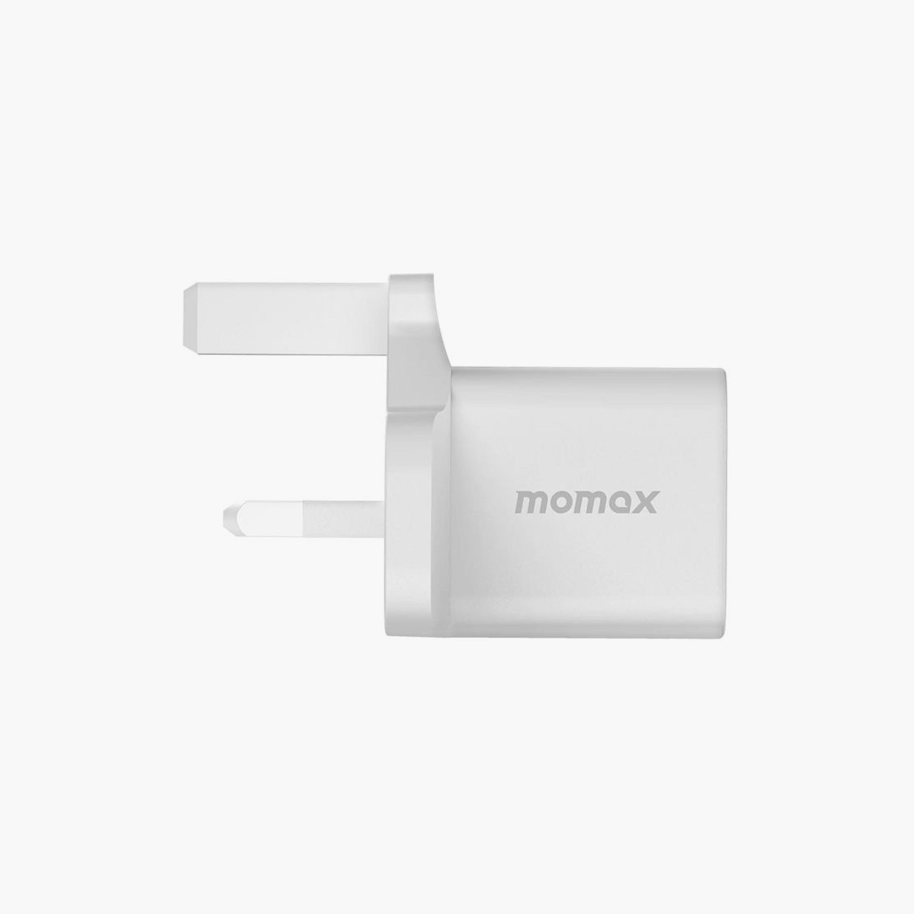Momax One Plug 20W Mini PD Fast Charger UM25 - White | UM25UKW-electronics-accessories-mobileaccesories-image-3
