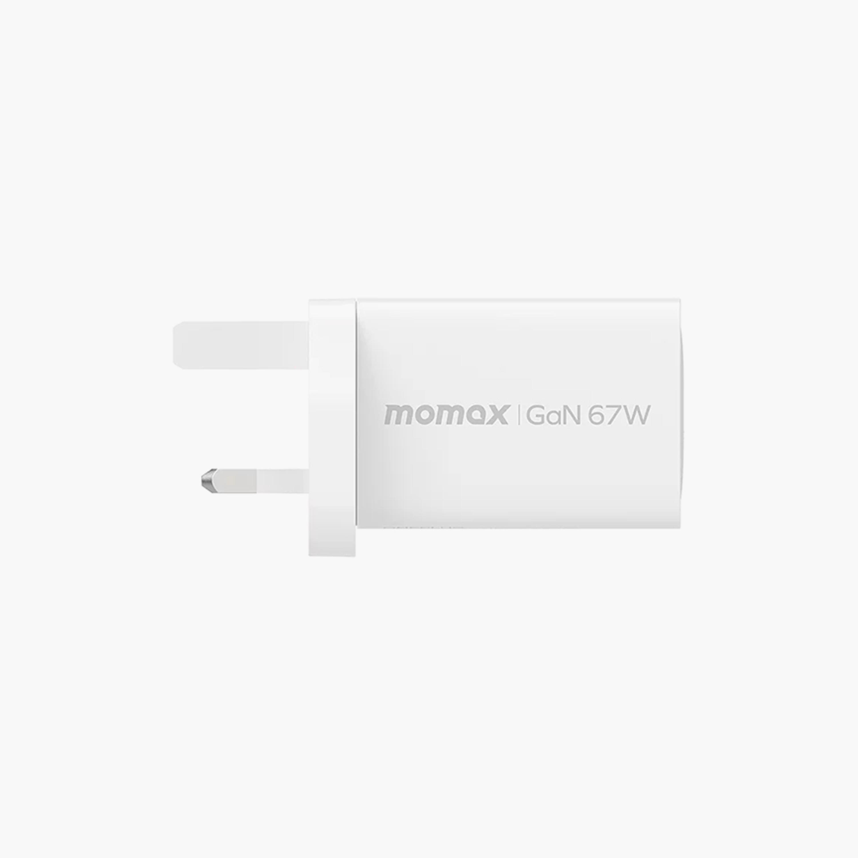Momax One Plug 67W 3-Port Gan Charger - White | UM30UKWHK1-electronics-accessories-mobileaccesories-image-3