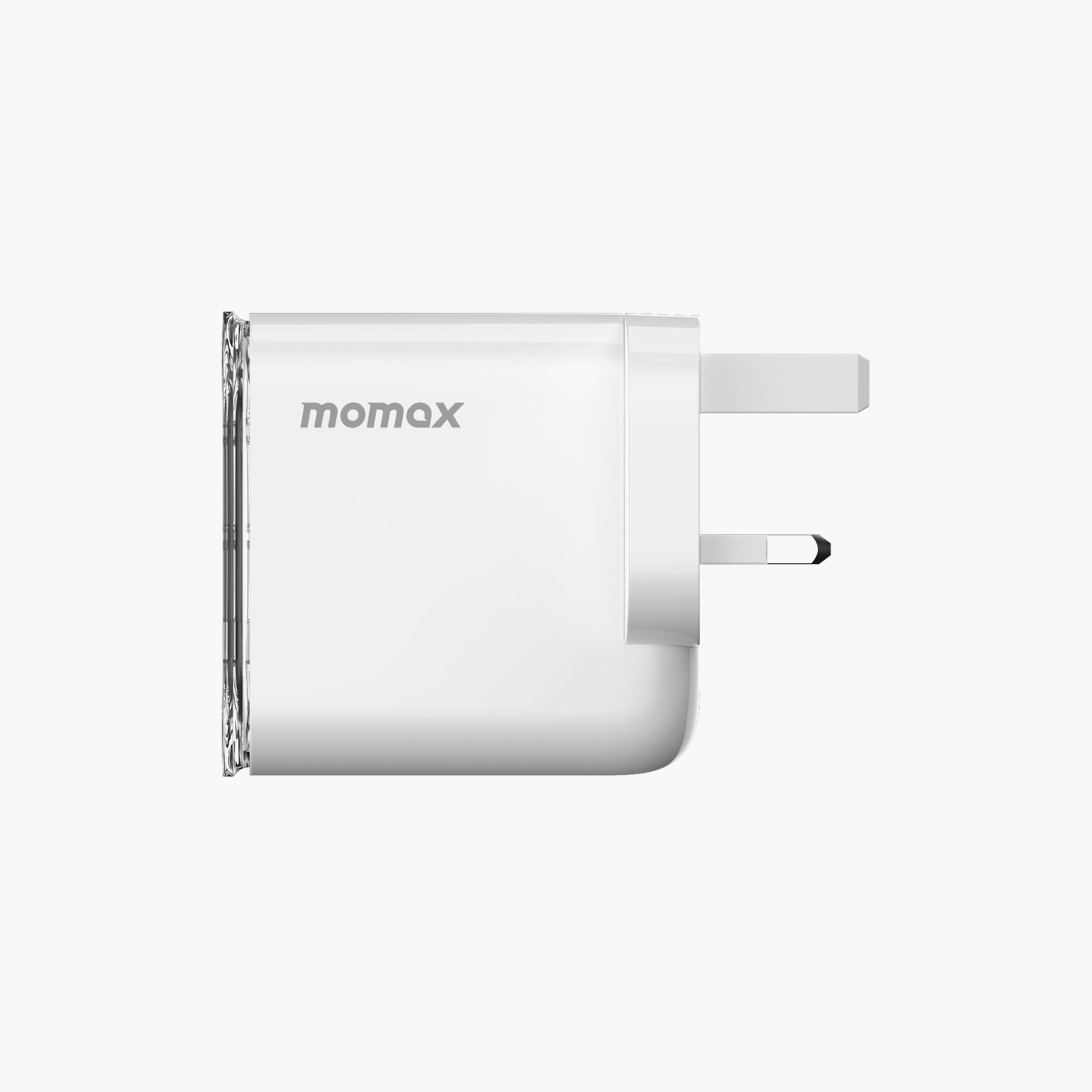 Momax 1-Charge Flow Gan Wall Charger 3 Ports 80W - White | UM52UKW-electronics-accessories-mobileaccesories-image-3