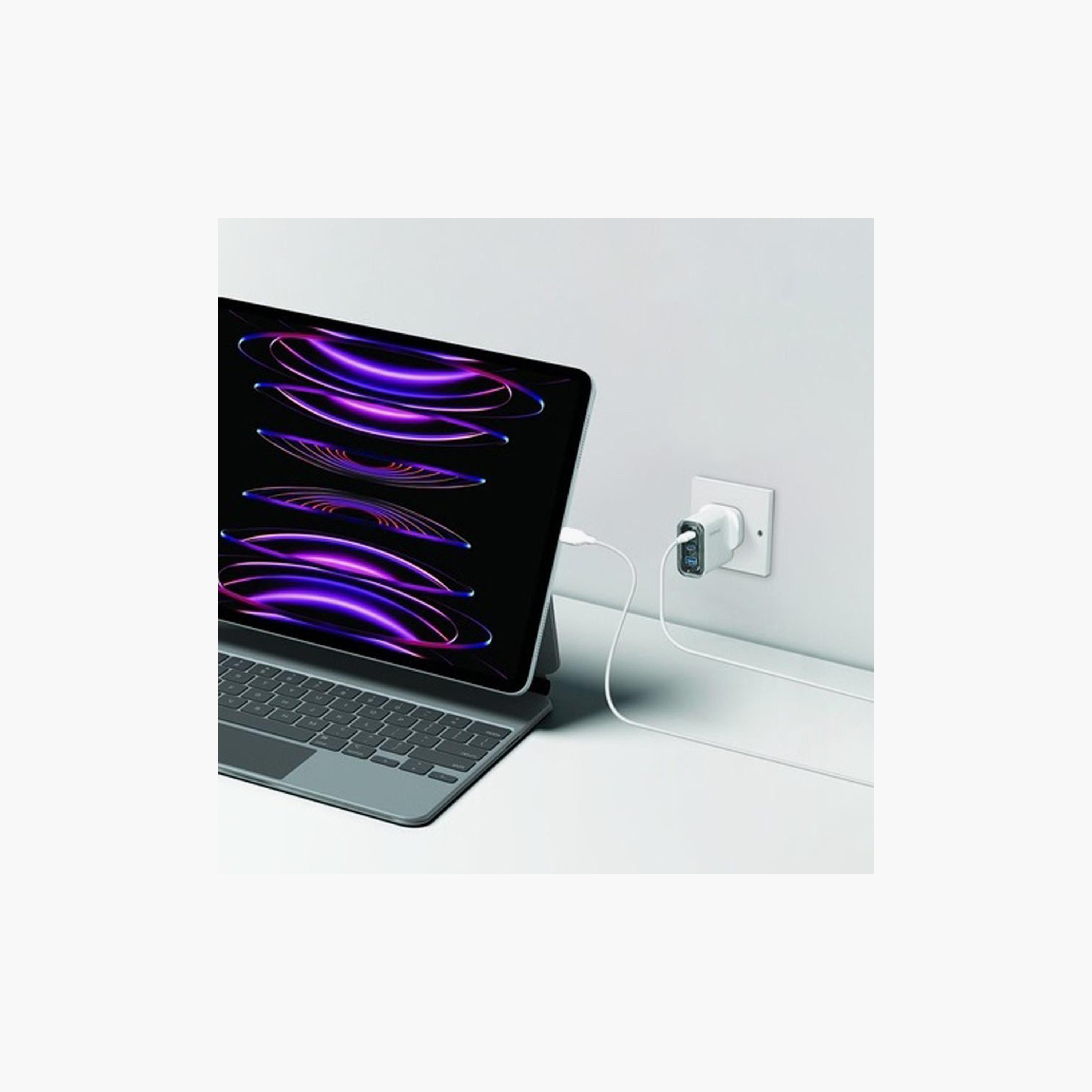 Momax 1-Charge Flow Gan Wall Charger 3 Ports 80W - White | UM52UKW-electronics-accessories-mobileaccesories-image-5