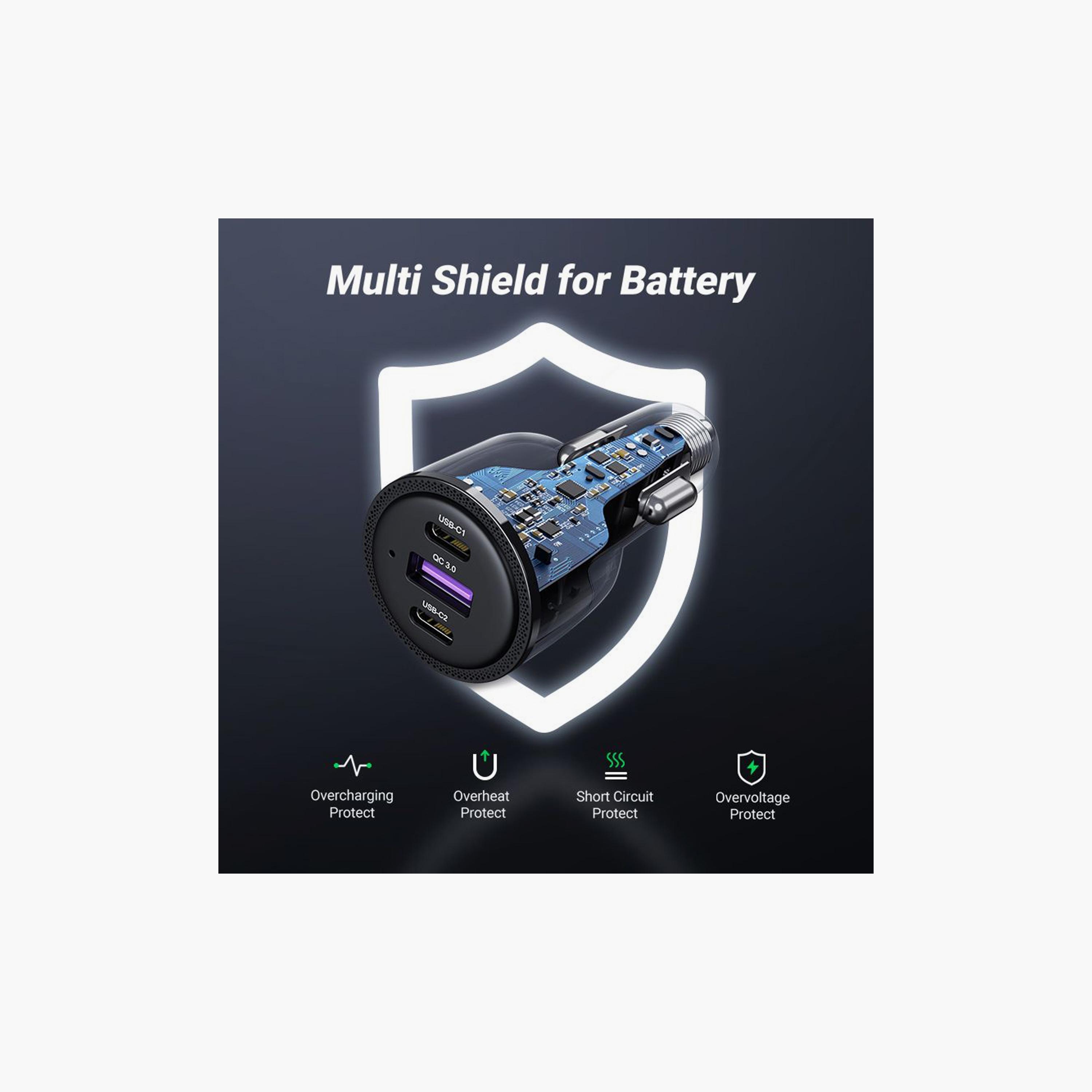UGREEN Car Charger 69W Max - Black | 20467-electronics-accessories-mobileaccesories-image-3