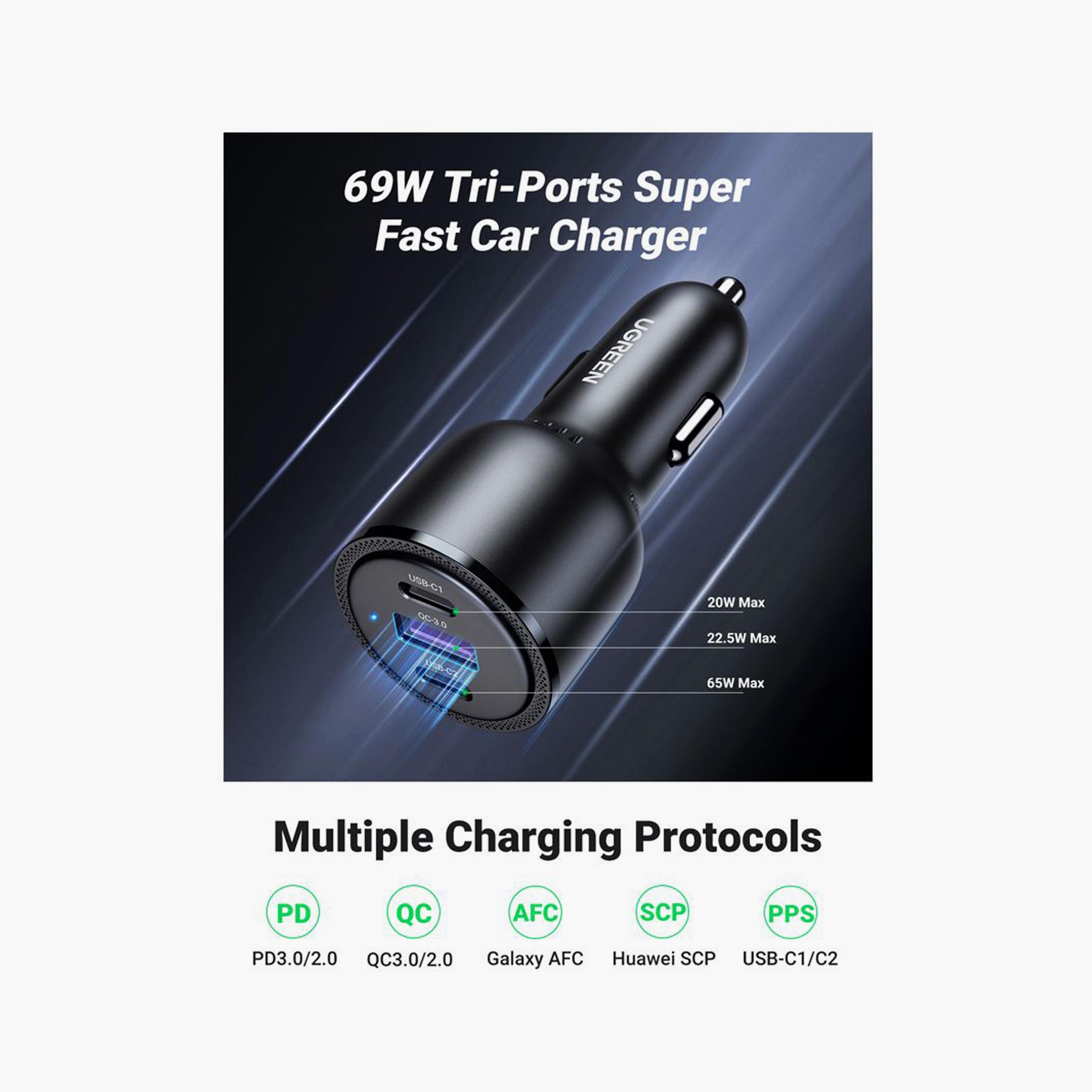 UGREEN Car Charger 69W Max - Black | 20467-electronics-accessories-mobileaccesories-image-6