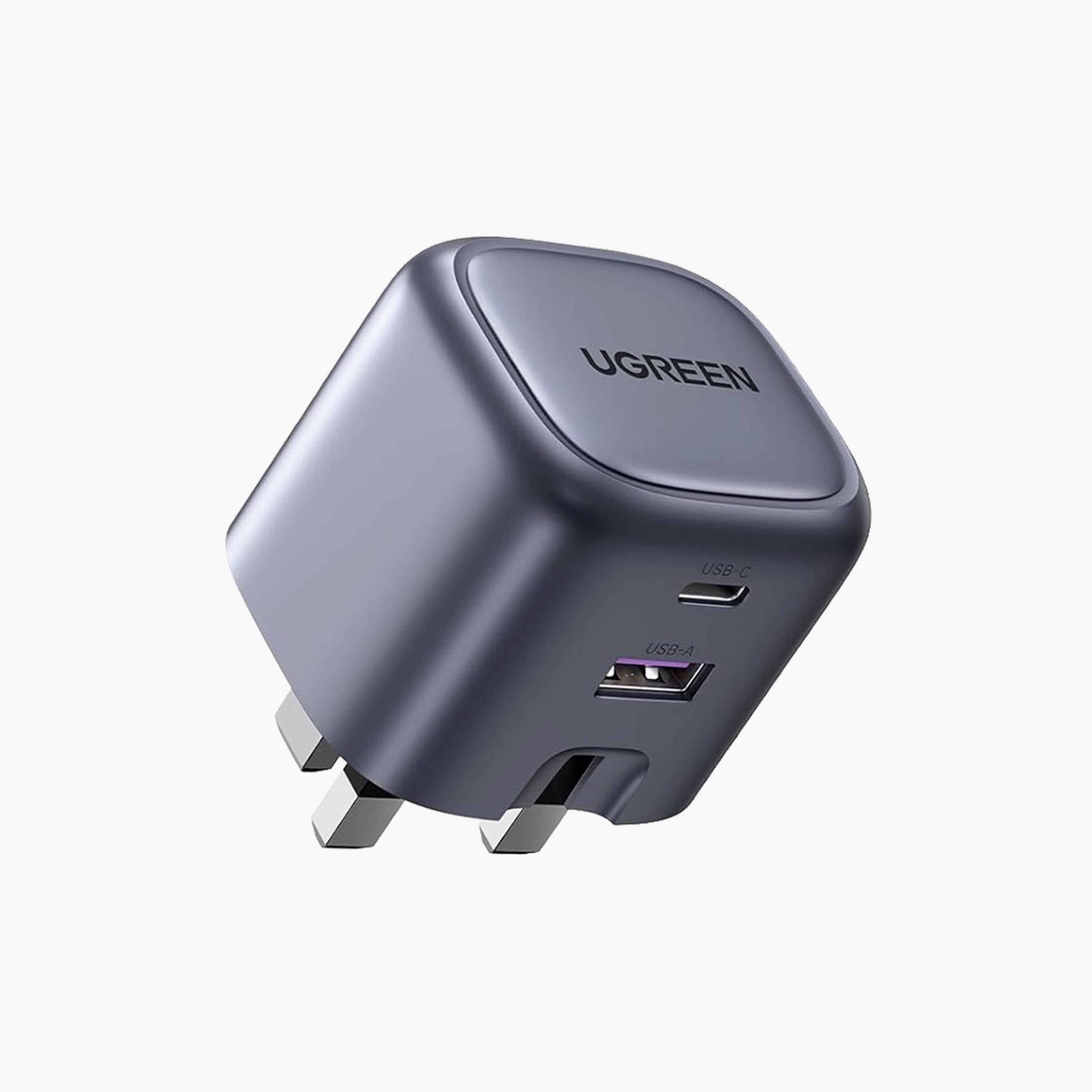 UGREEN Wall Charger Nexode Gan USB-C Port and USB Port 35W - Grey | 15540-electronics-accessories-mobileaccesories-image-1