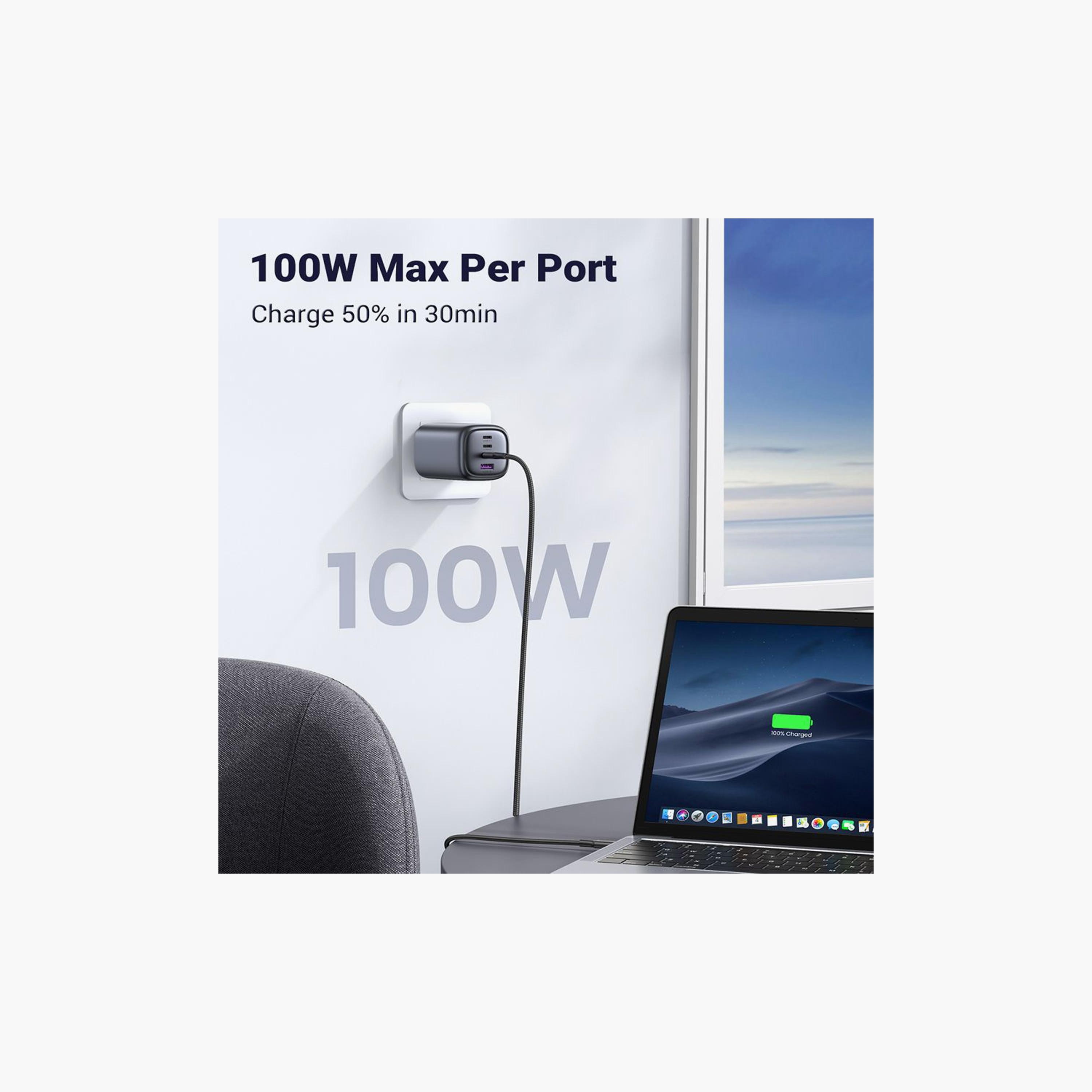 UGREEN Wall Charger Gan Fast Charger 100W UK - Space Grey | 40749-electronics-accessories-mobileaccesories-image-5