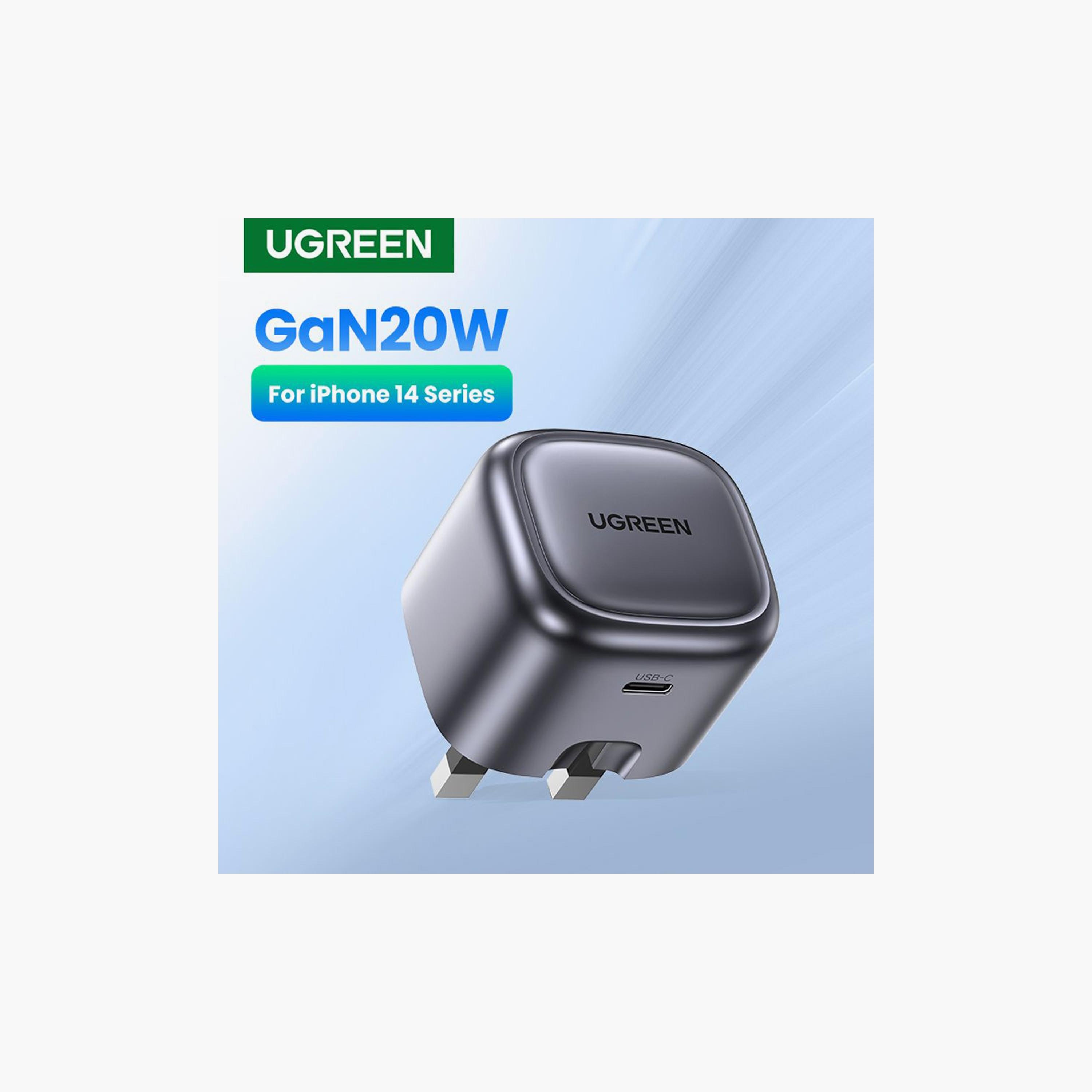 UGREEN Gan Fast Charger 20W UK - Grey | 90877-electronics-accessories-mobileaccesories-image-6