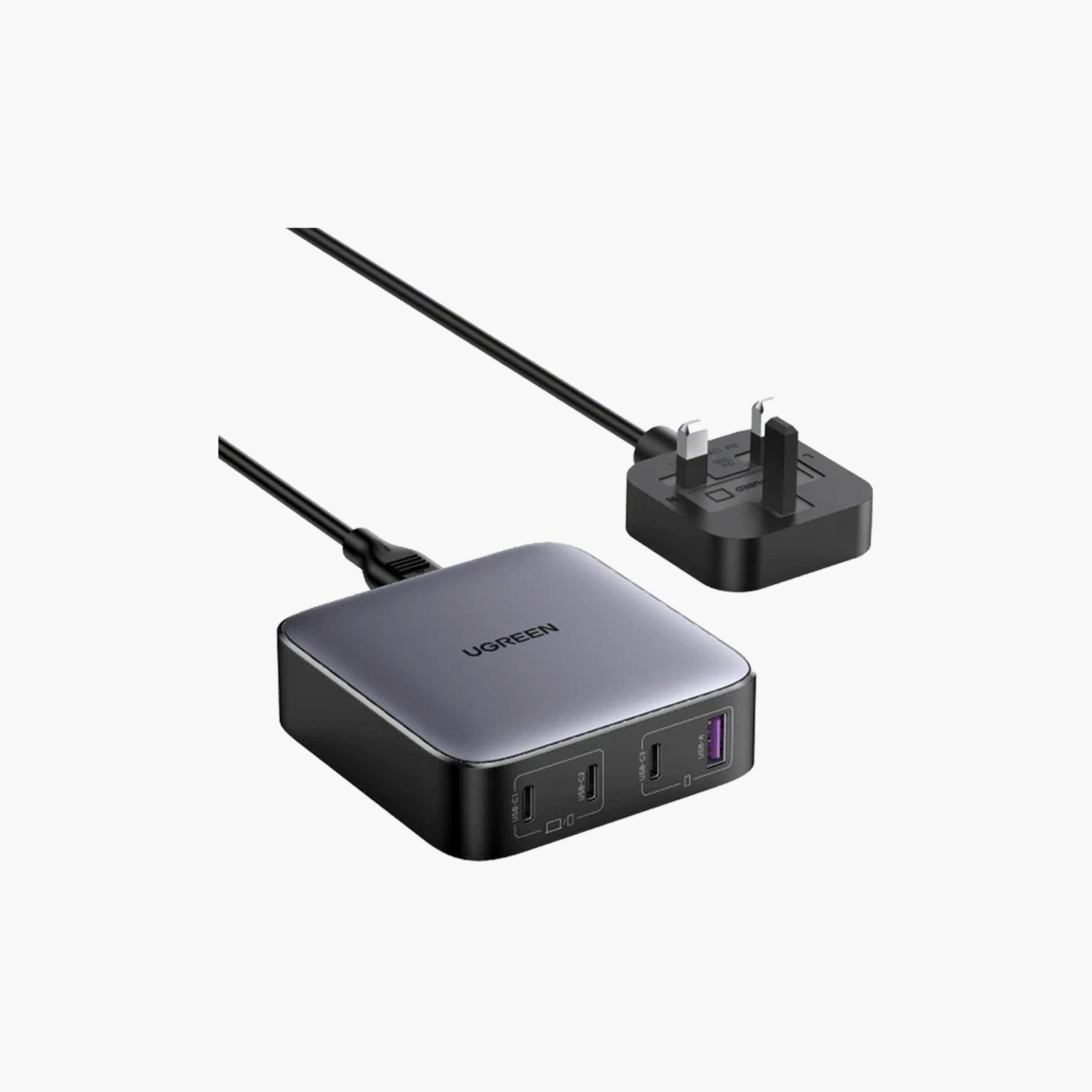 UGREEN Nexode Desktop Charger 3 USB-C Port and USB Port 100W - Grey | 90929ZD-electronics-accessories-mobileaccesories-image-1