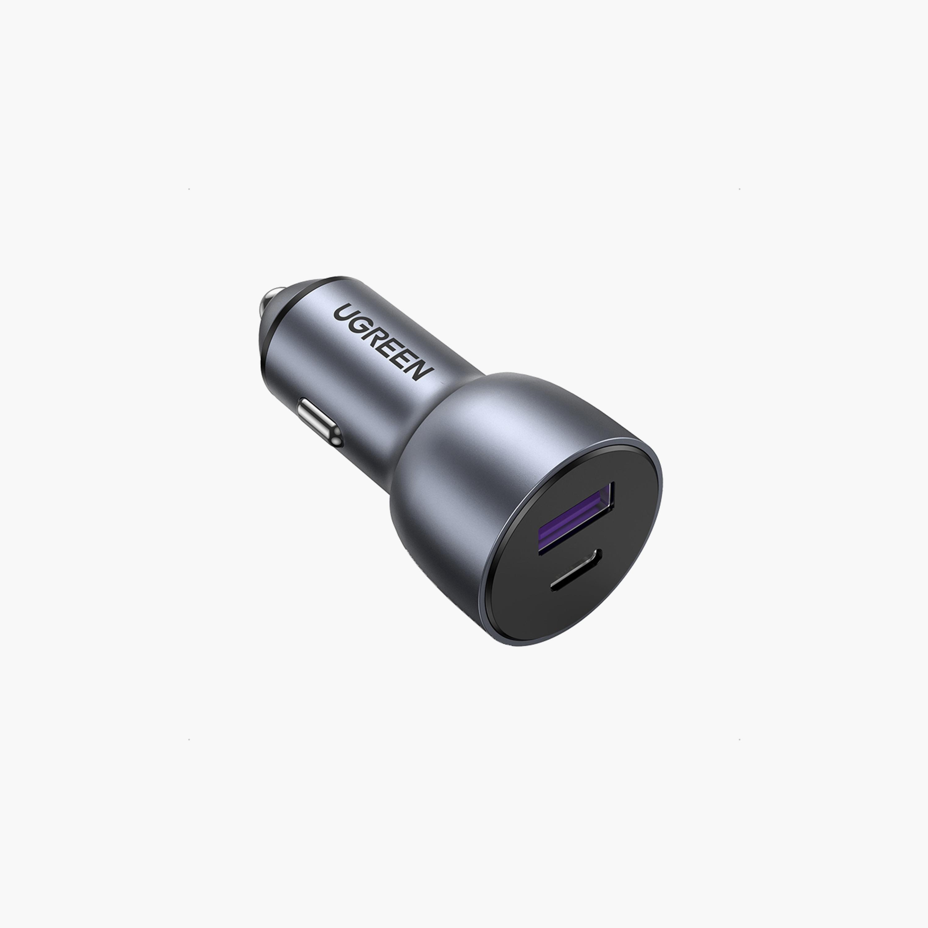 UGREEN 52.5W Car Charger Alu Case - Space Grey | 60980-electronics-accessories-mobileaccesories-image-1