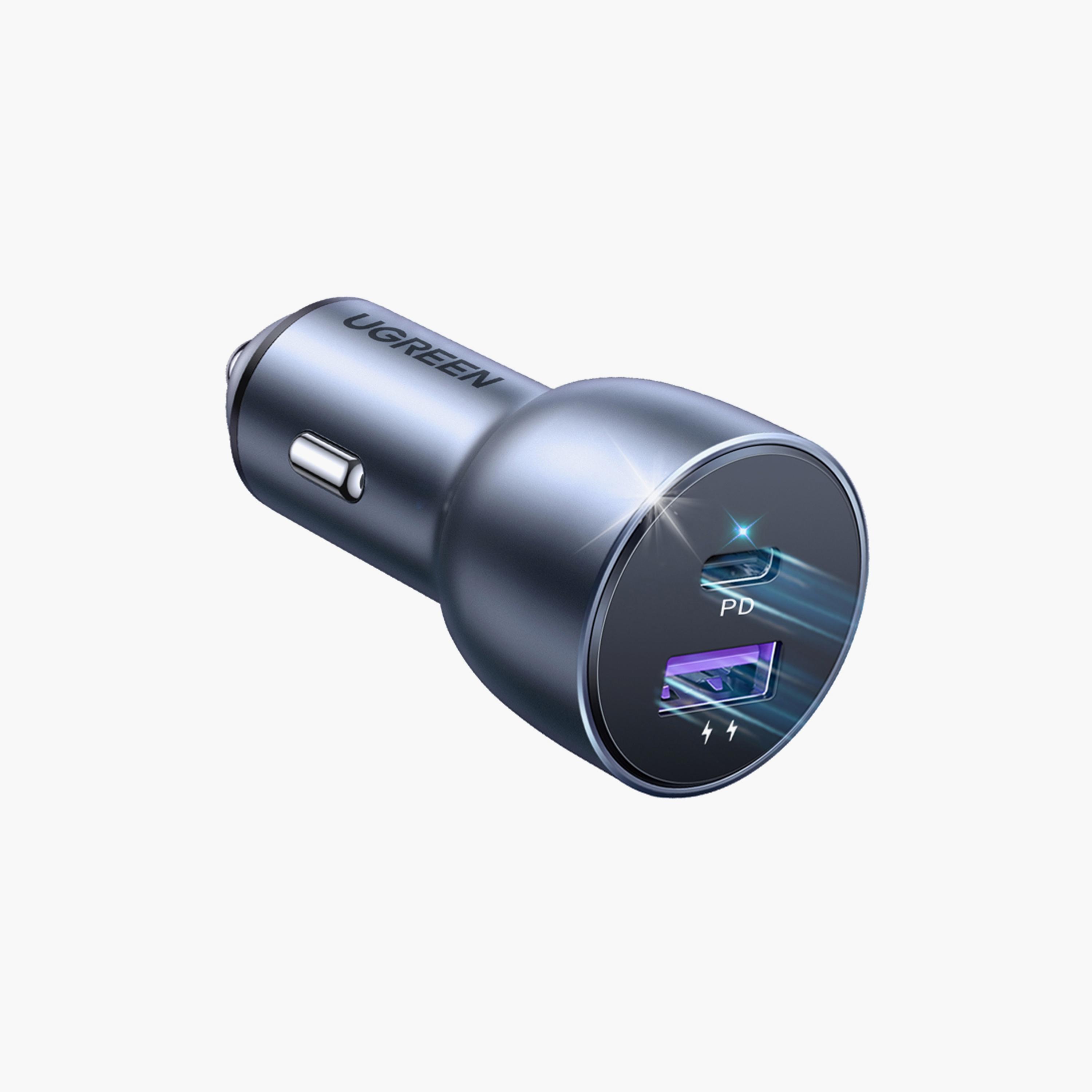UGREEN 52.5W Car Charger Alu Case - Space Grey | 60980-electronics-accessories-mobileaccesories-image-2