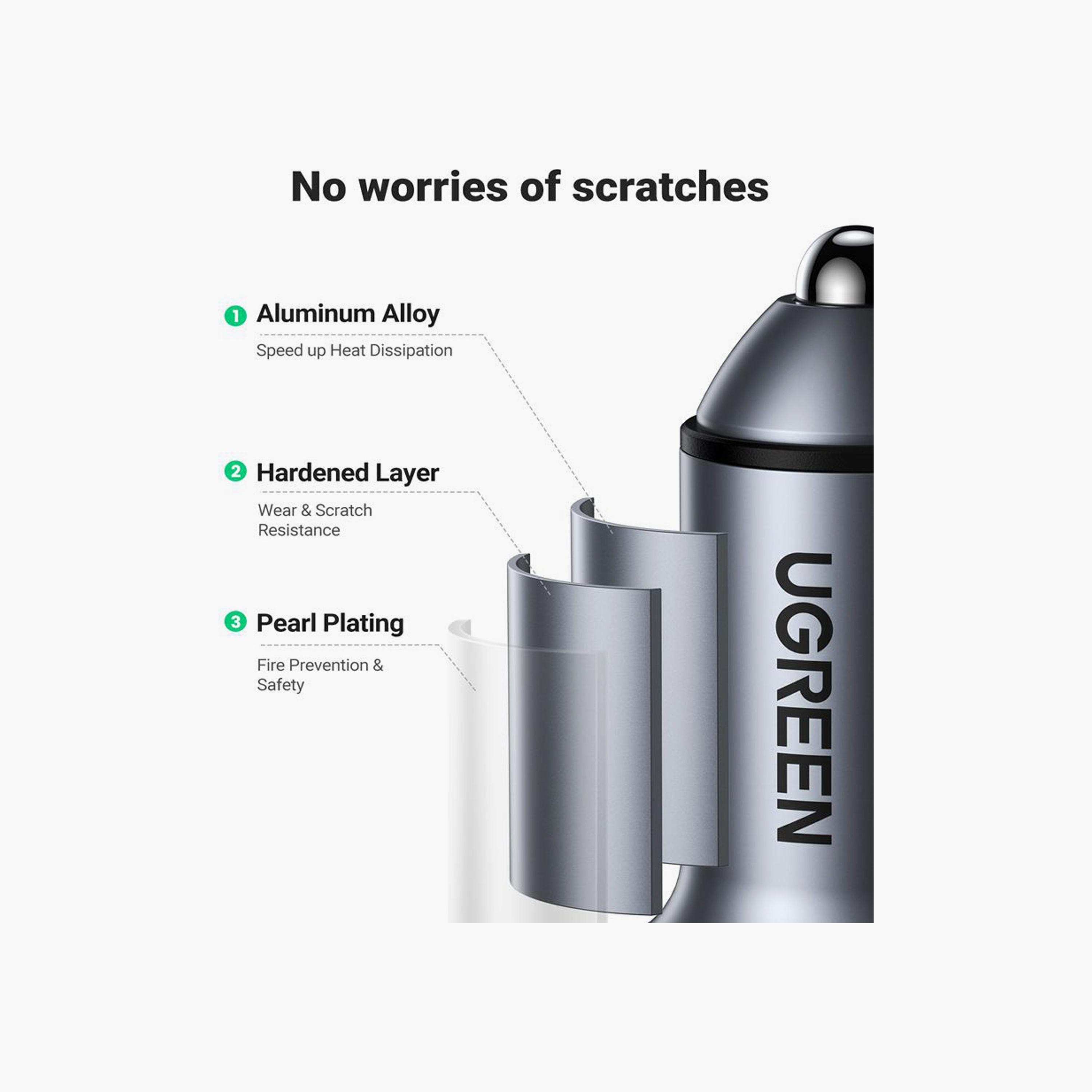 UGREEN 52.5W Car Charger Alu Case - Space Grey | 60980-electronics-accessories-mobileaccesories-image-6