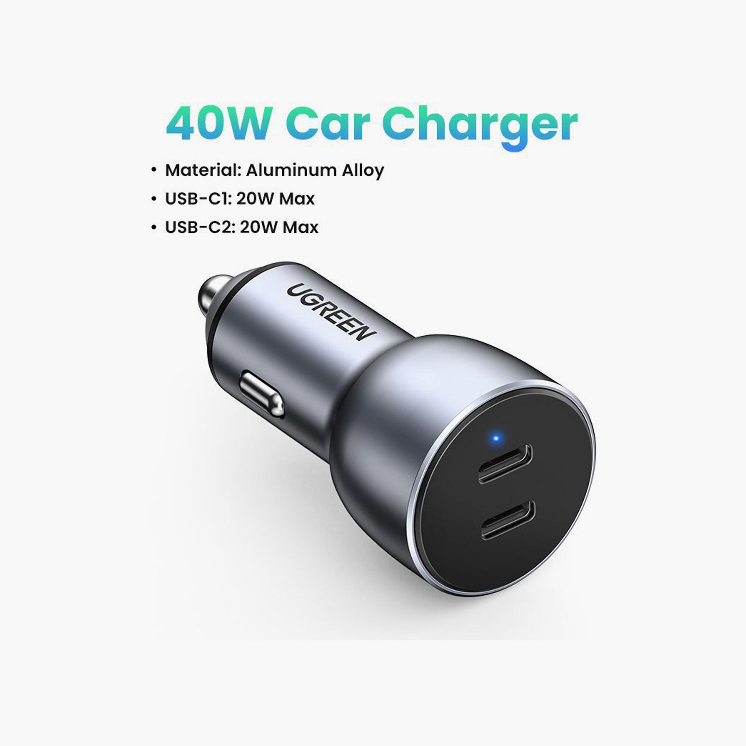 UGREEN PD Car Charger 40W - Space Grey | 70594-electronics-accessories-mobileaccesories-image-3