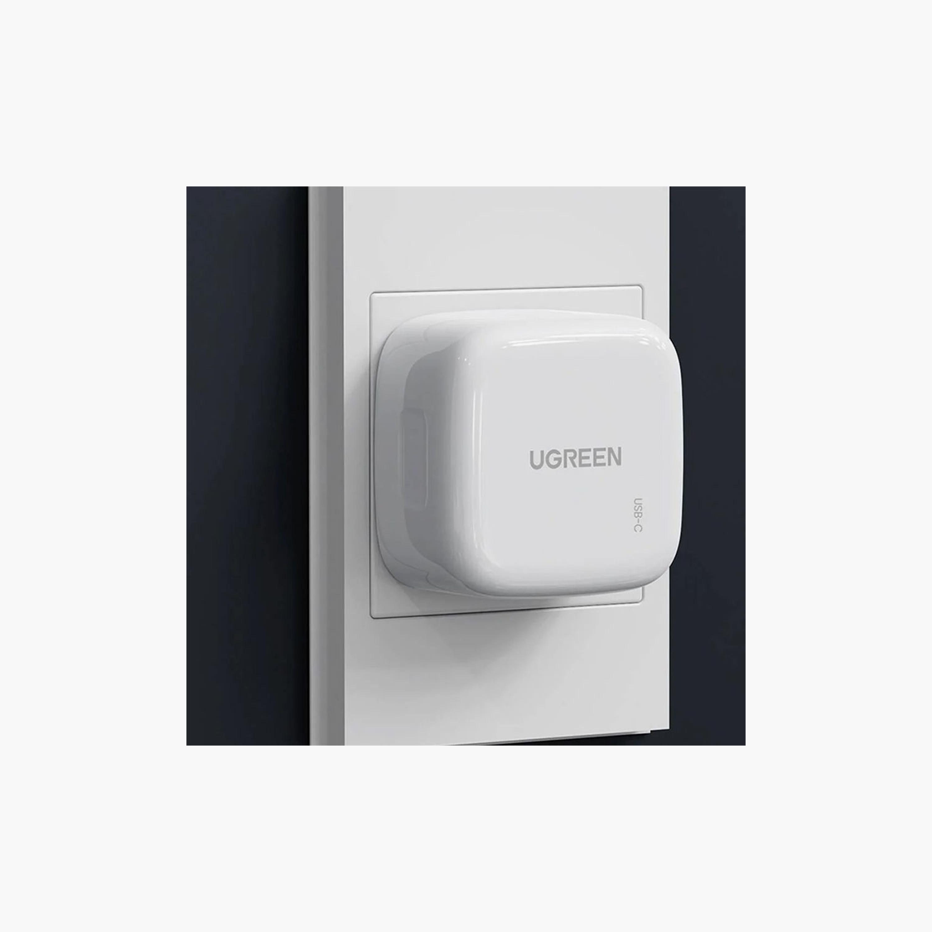 UGREEN Wall Charger Set USB-C Port 20W with USB-C To USB-C Cable - White | 45438-electronics-accessories-mobileaccesories-image-3