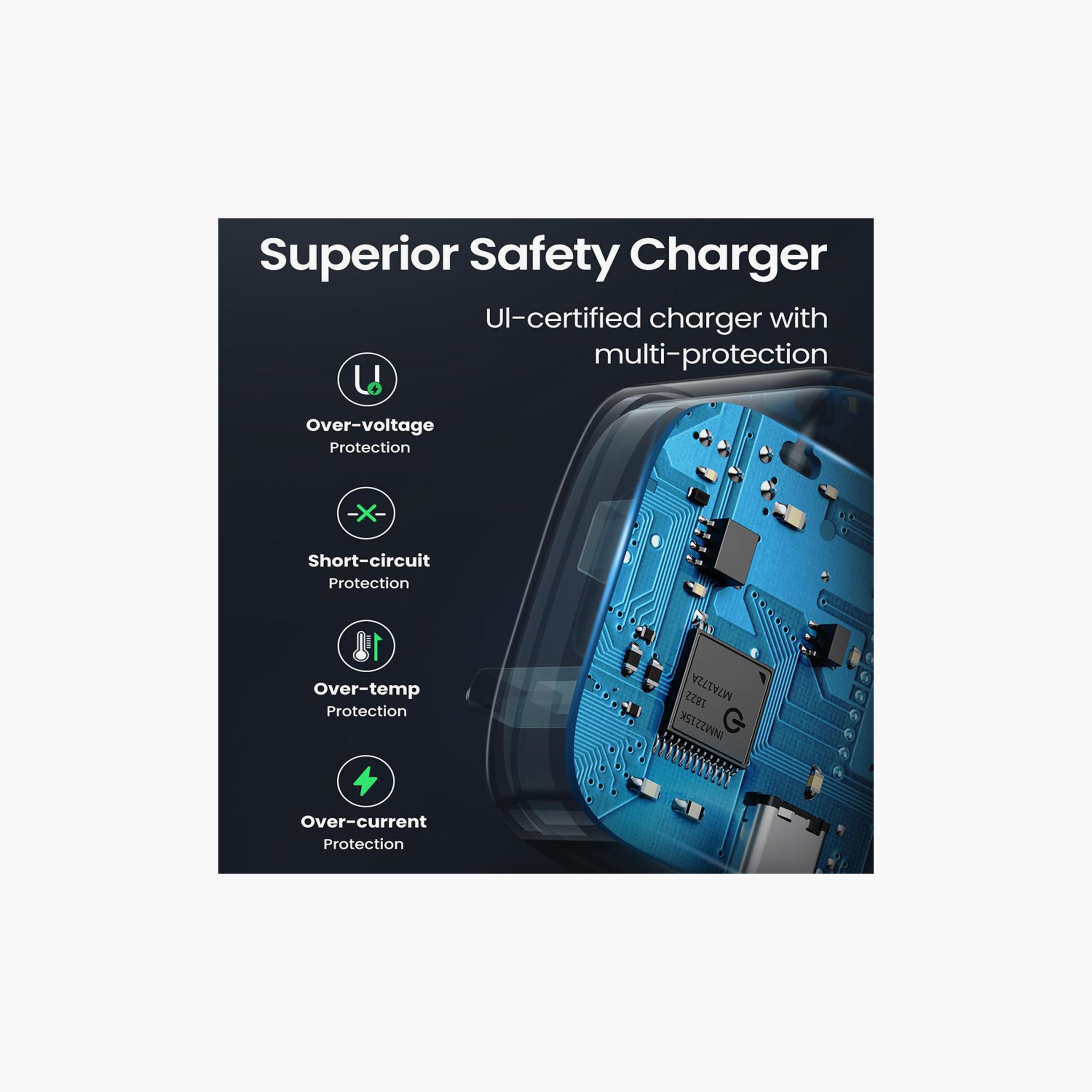 UGREEN Wall Charger PD Port Fast Charger 30W - White | 70197-electronics-accessories-mobileaccesories-image-5