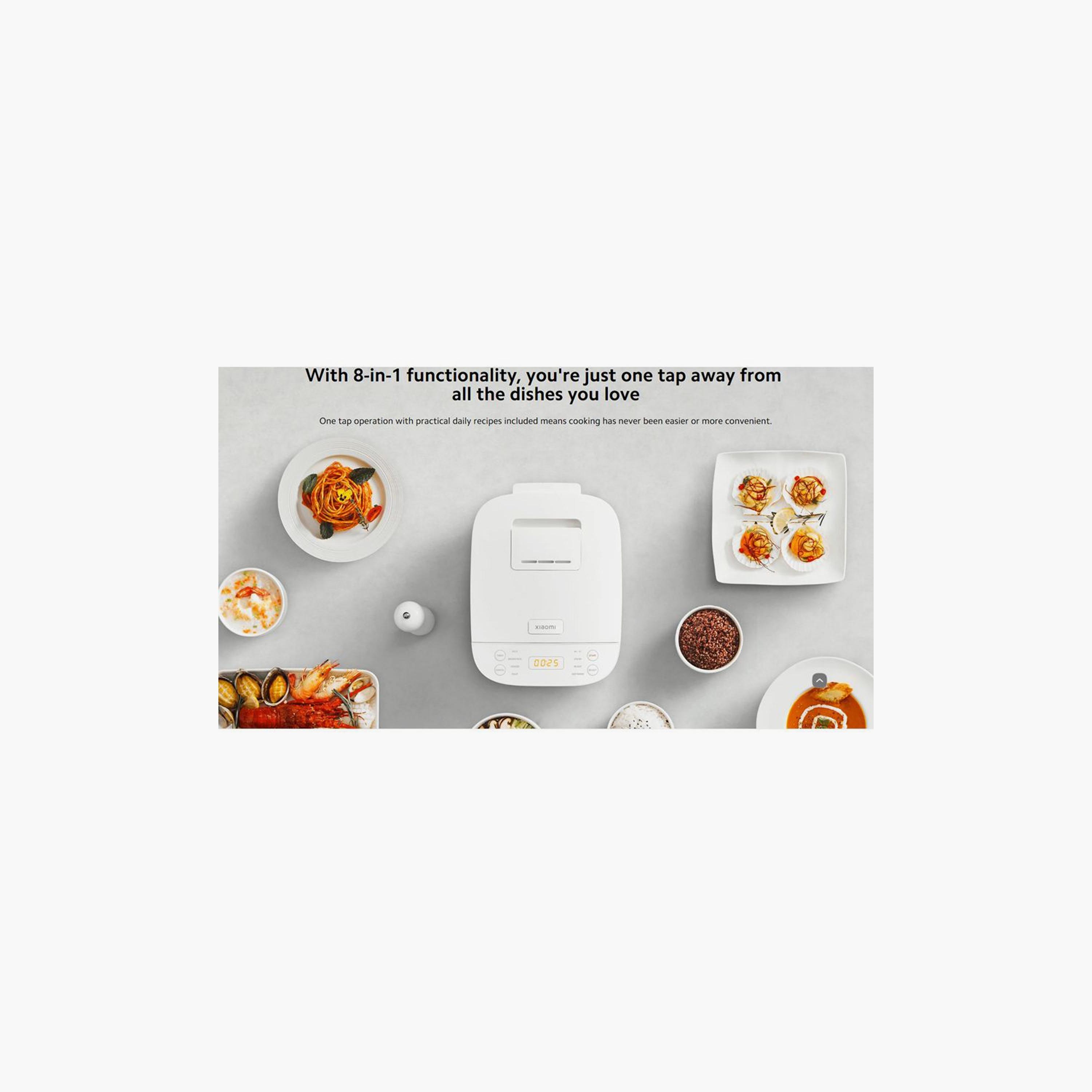 Xiaomi Smart Multifunctional Rice Cooker 3L 710W - White | BHR7925UK-household-kitchen-cookware-cookwareandsets-image-6