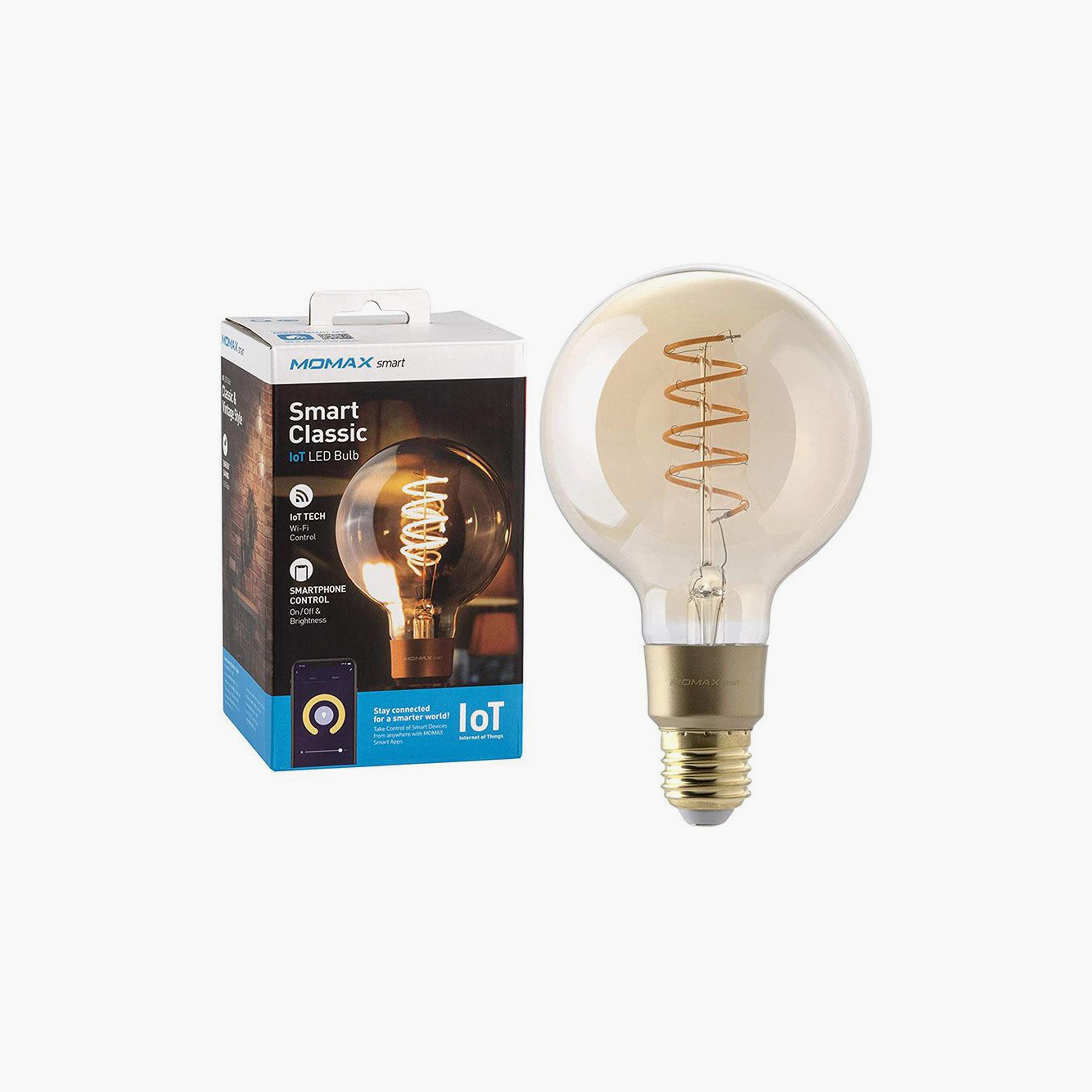Momax Smart Classic IoT LED Bulb Wi-Fi 230V - Globe | IB3SY-household-lighting-decorativelighting-noveltylights-image-2