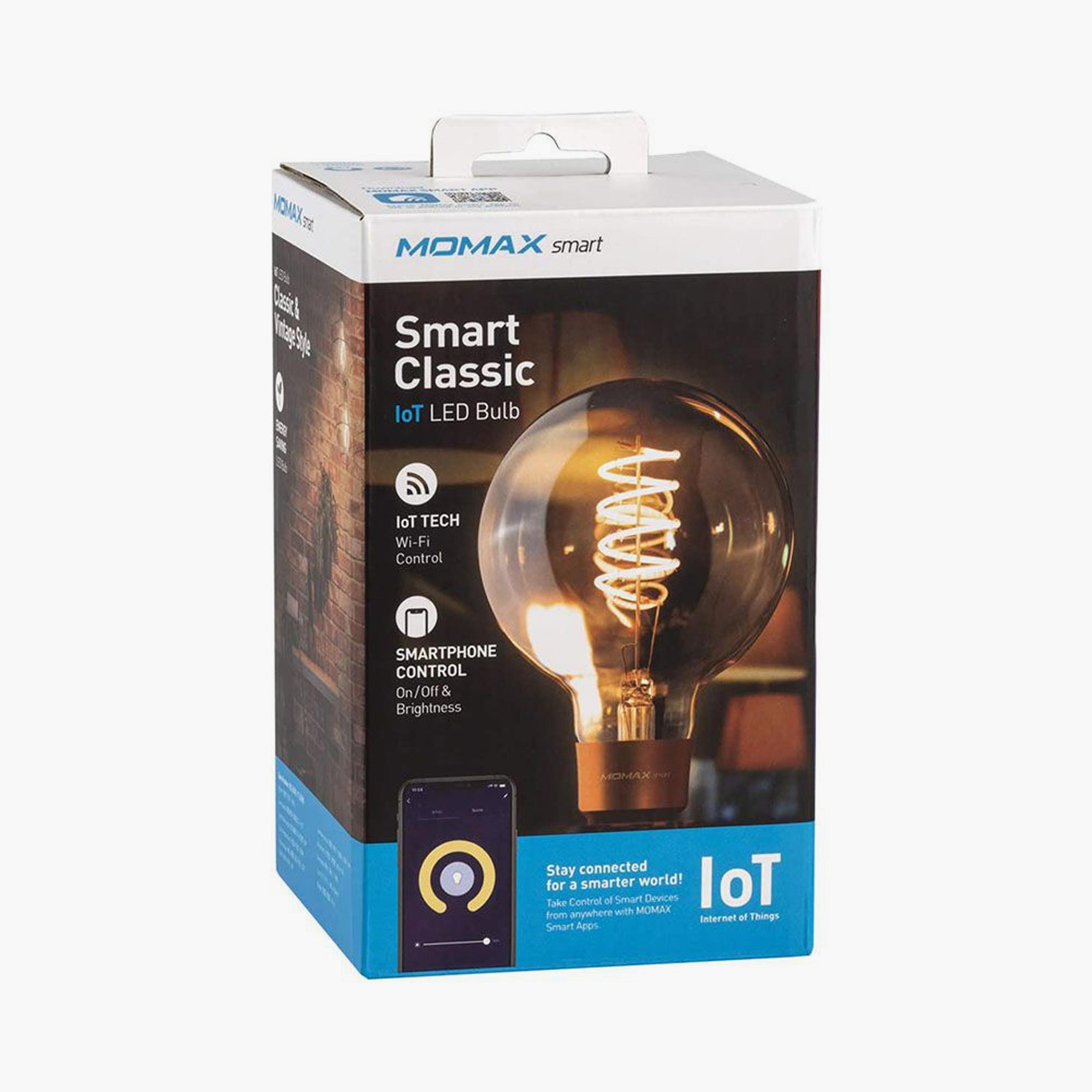 Momax Smart Classic IoT LED Bulb Wi-Fi 230V - Globe | IB3SY-household-lighting-decorativelighting-noveltylights-image-4