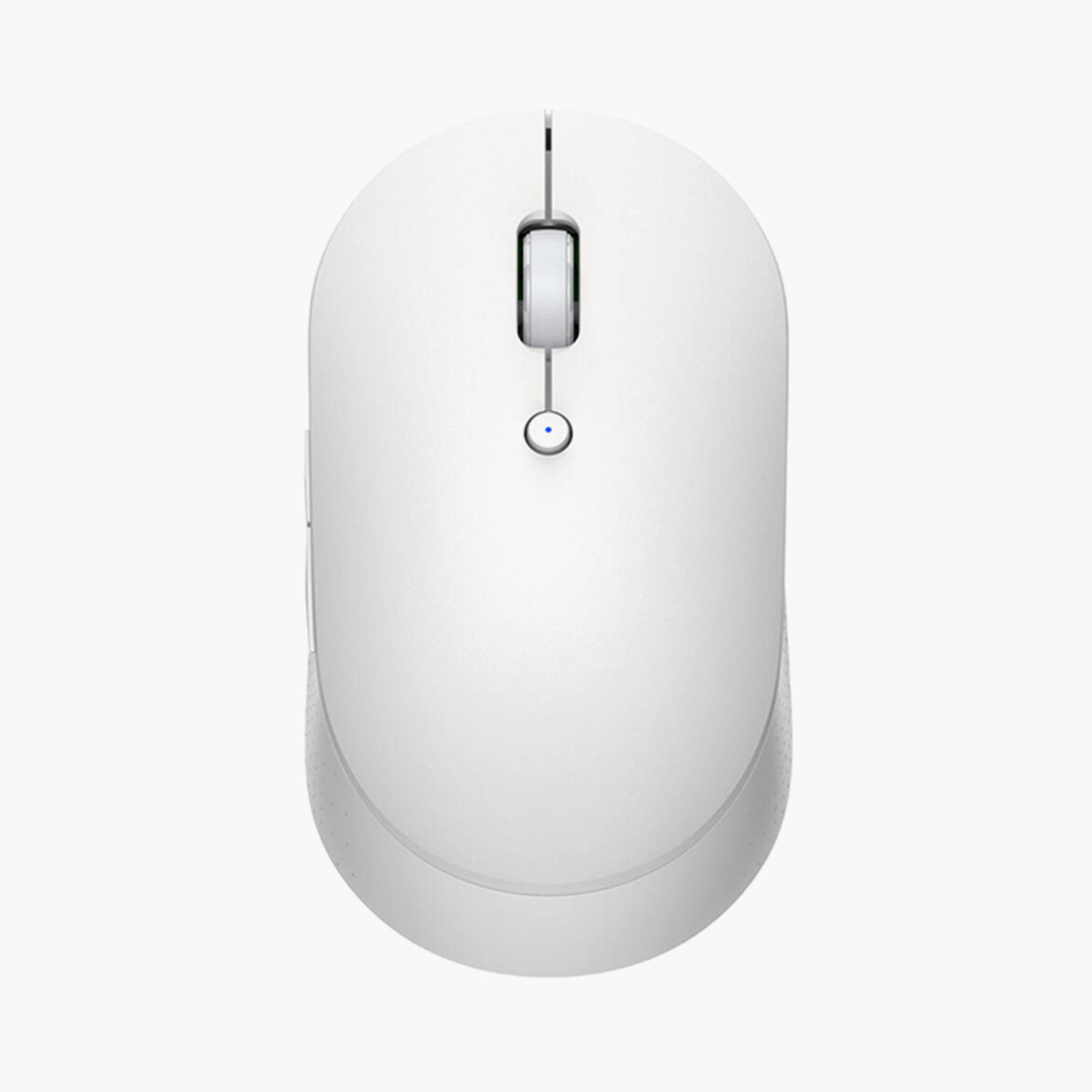 Xiaomi MI Dual Mode Wireless Mouse Silent Edition - White | HLK4040GL-electronics-accessories-computeraccesories-image-1